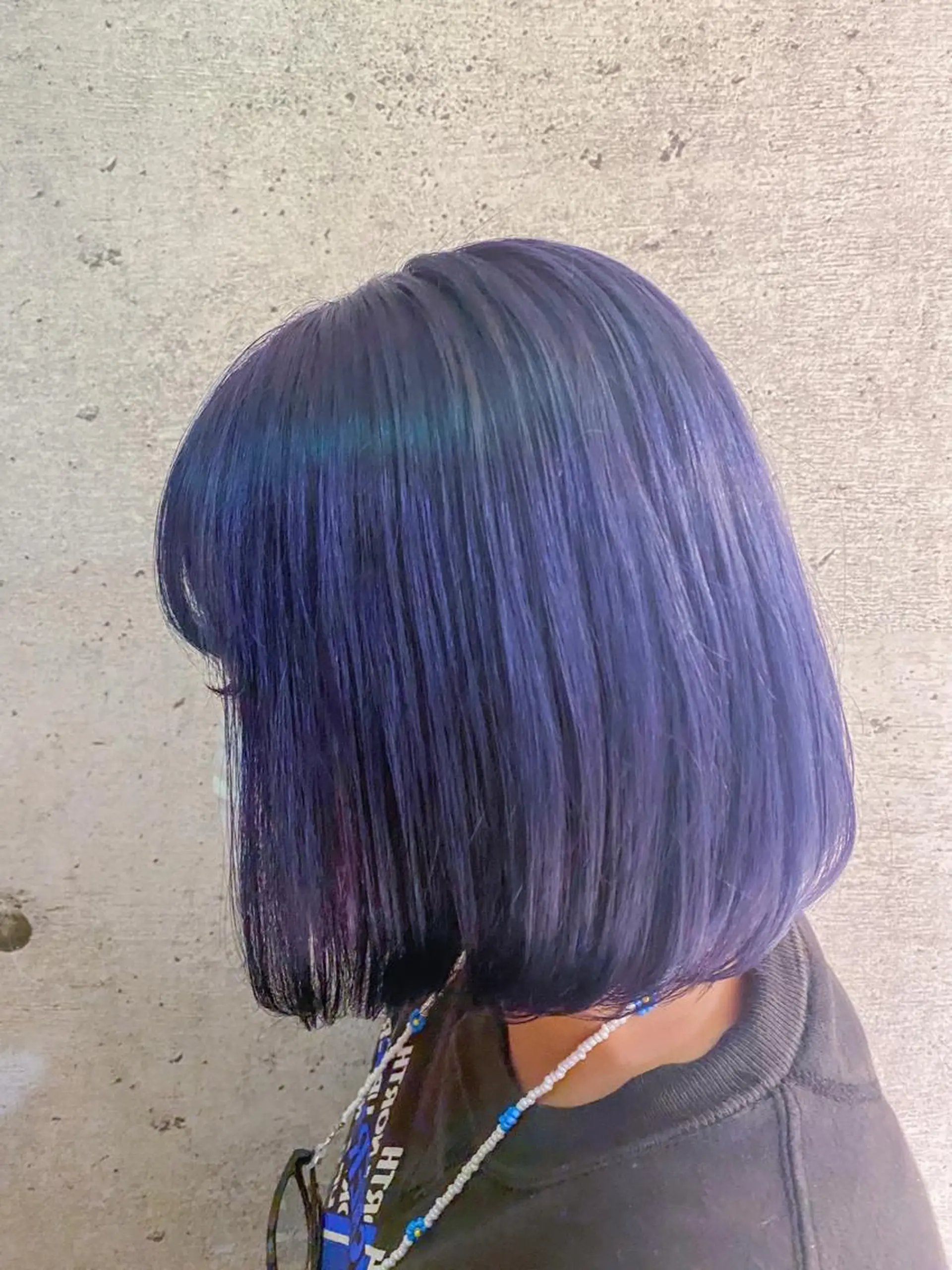 ミディアム カラー カット ヘアカラー トリートメント ブリーチ/ボブ ショート/はらのヘアスタイル