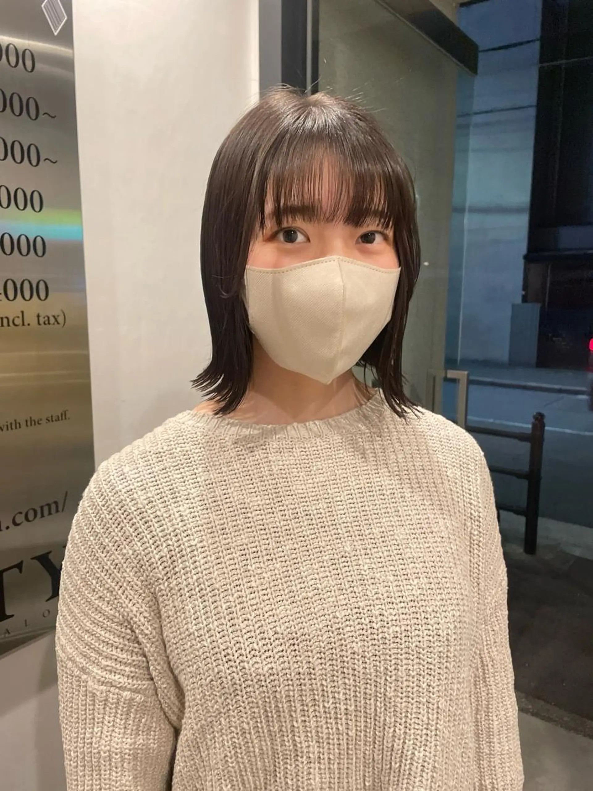 ショート ボブ hen所属・心斎橋/レイヤー/ ブリーチ/モエのヘアスタイル