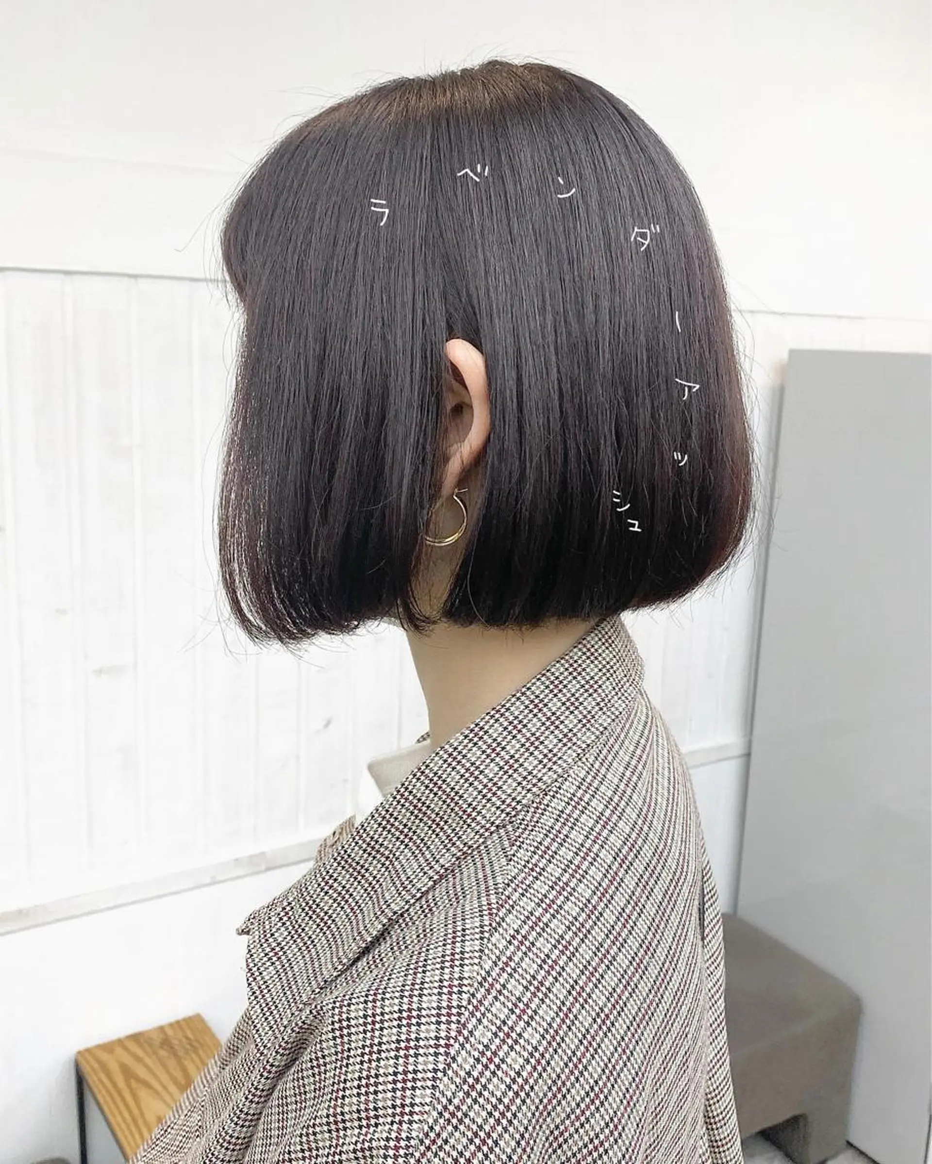 ショート カラー アッシュ イルミナカラー ラベンダーカラー ラベンダーアッシュ ボブ カット トリートメント ヘッドスパ B3 SHARE SALON【ビースリーシェアサロン】所属・☀️透明感color KURO☀️のヘアスタイル