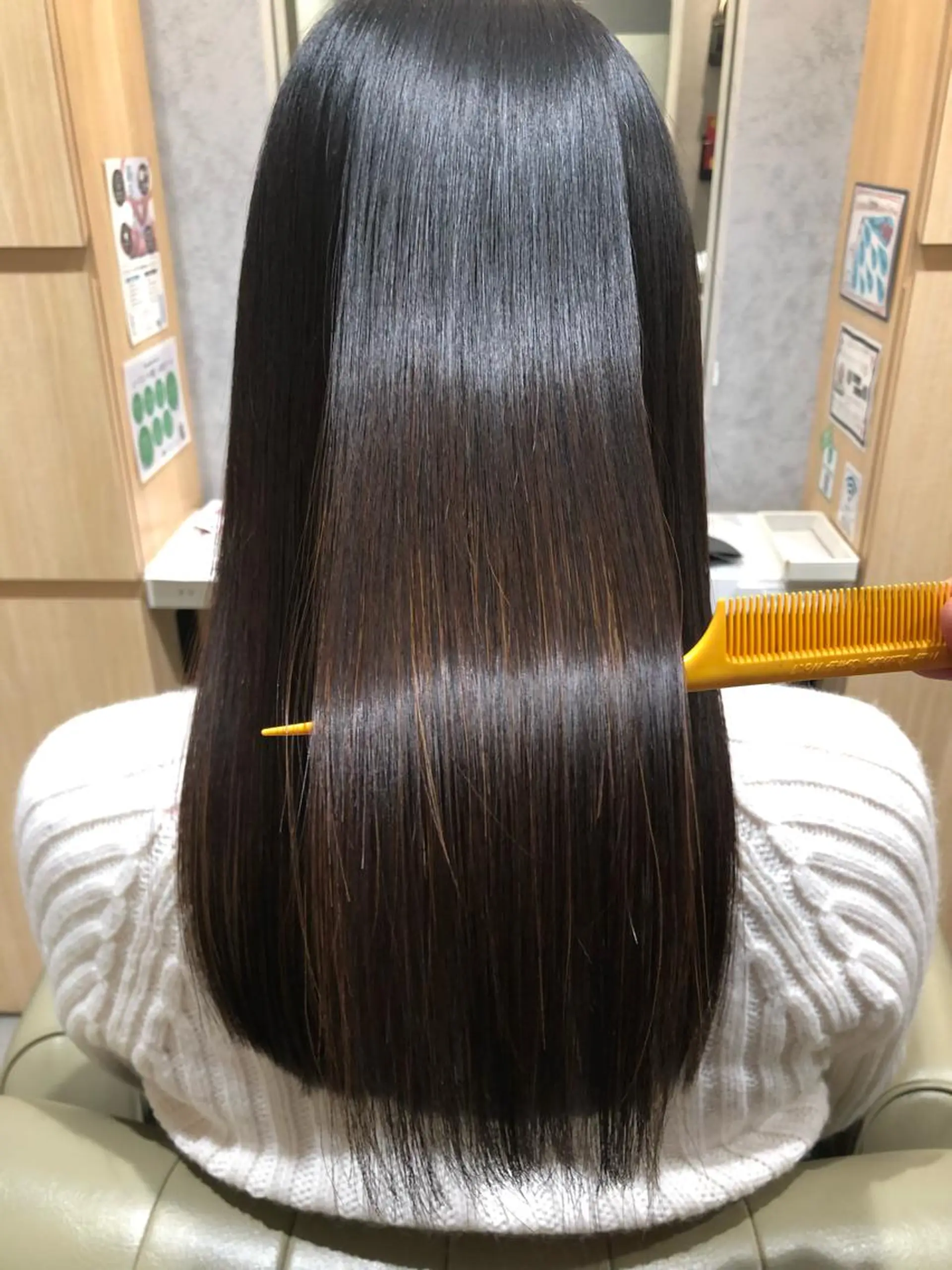 セミロング カット 縮毛矯正 トリートメント orme所属・【髪質改善特化･ 福田航洋】のヘアスタイル