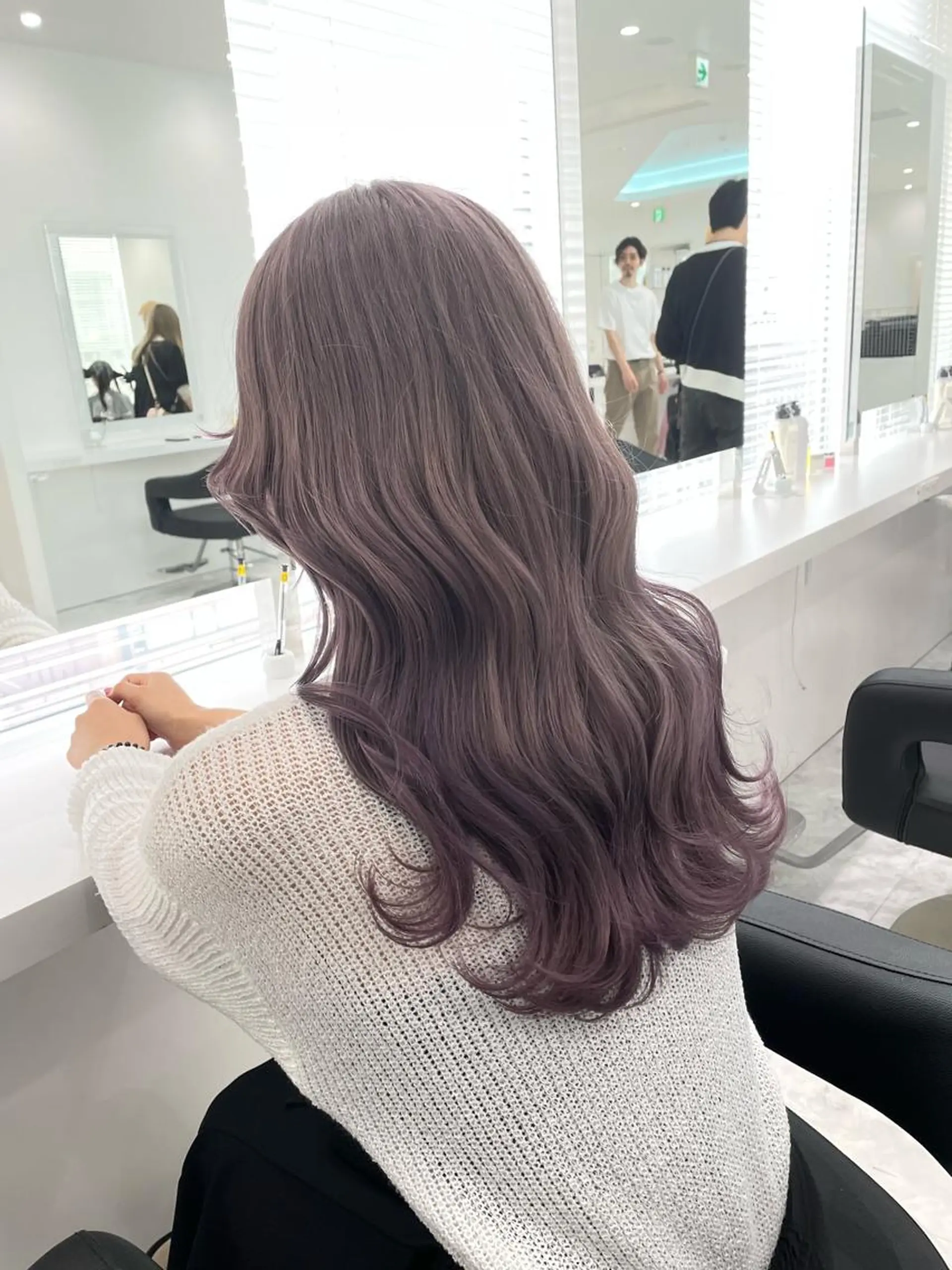 セミロング カラー ヘアアレンジ ハイトーンカラー ヘアカラー 髪質改善/ハイトーン /新宿/Takutoのヘアスタイル