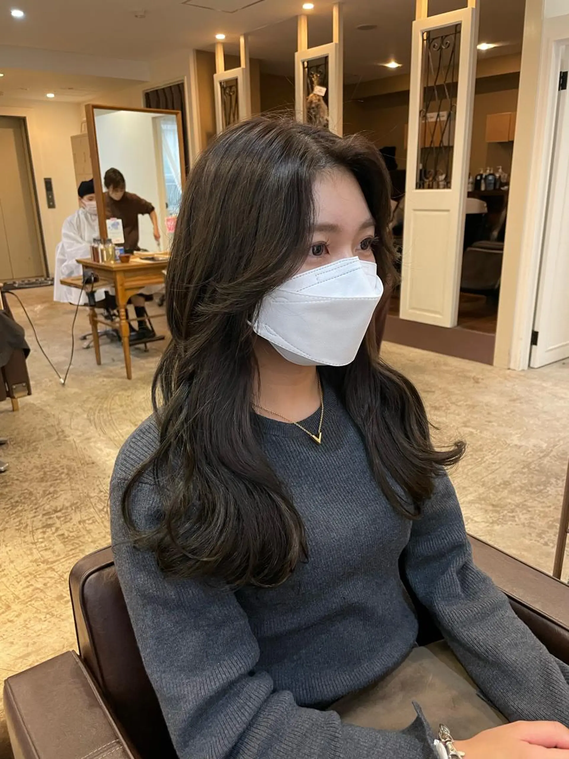 ロング カラー 韓国風ヘア 髪質改善支持率 NO.1🫧松野力也のヘアスタイル