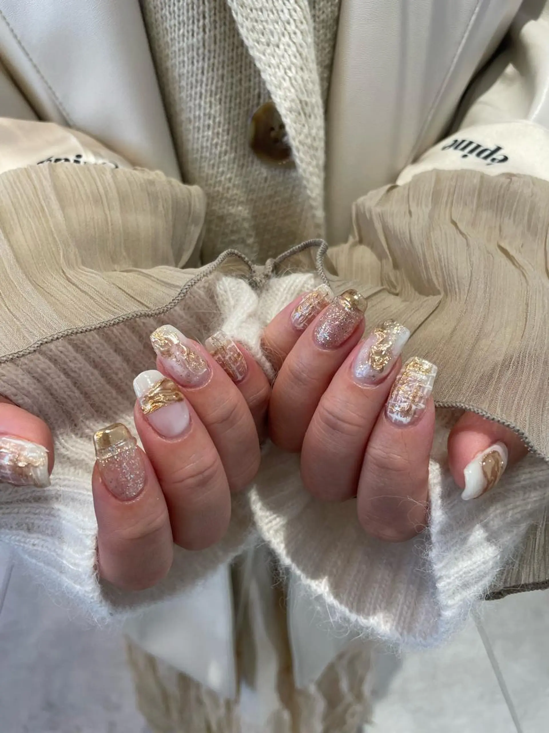 ネイル 【淡色color/ nail】maikoのネイルデザイン