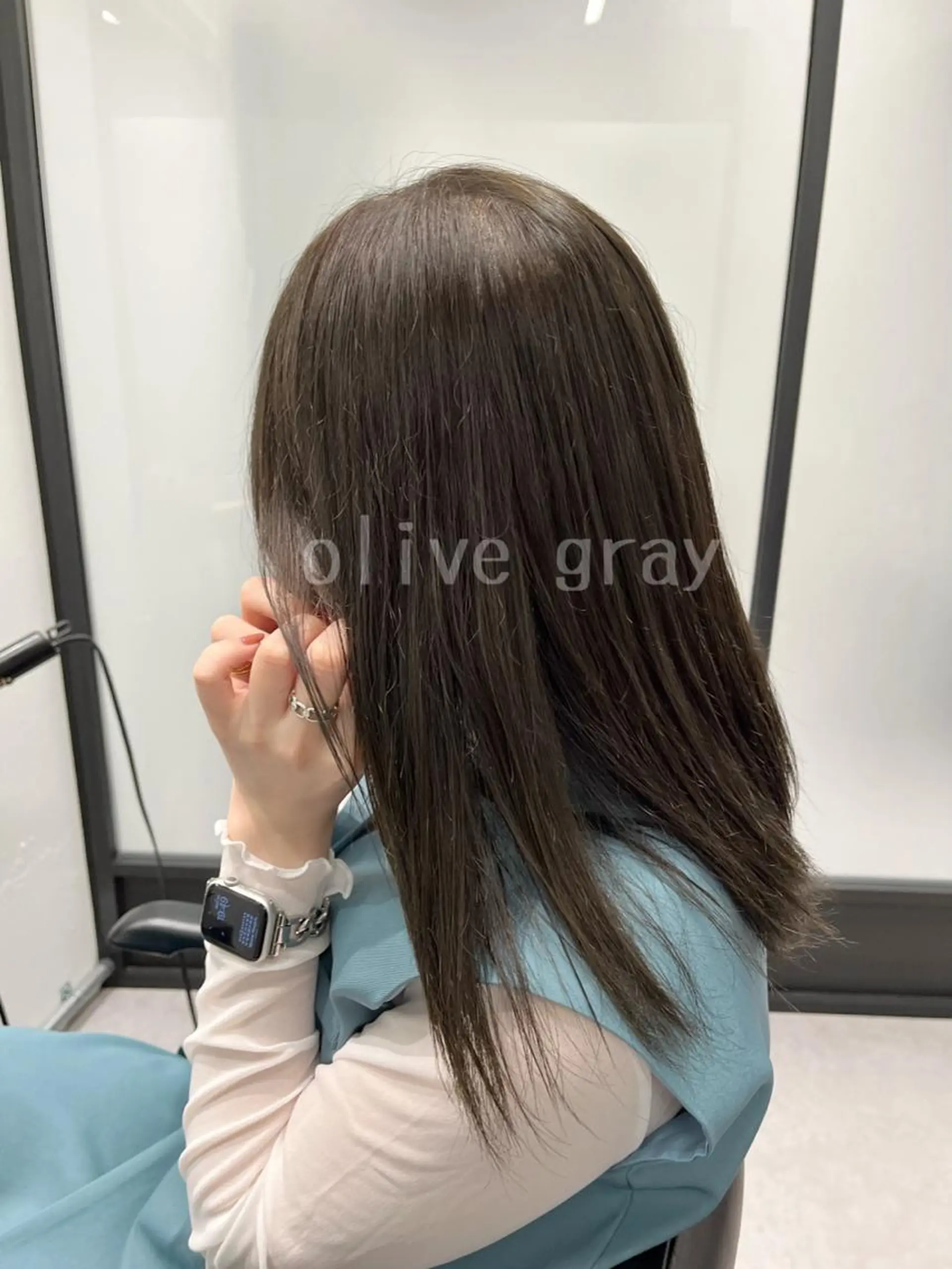 セミロング カラー レイヤー/髪質改善/ 美髪矯正/手塚凌のヘアスタイル