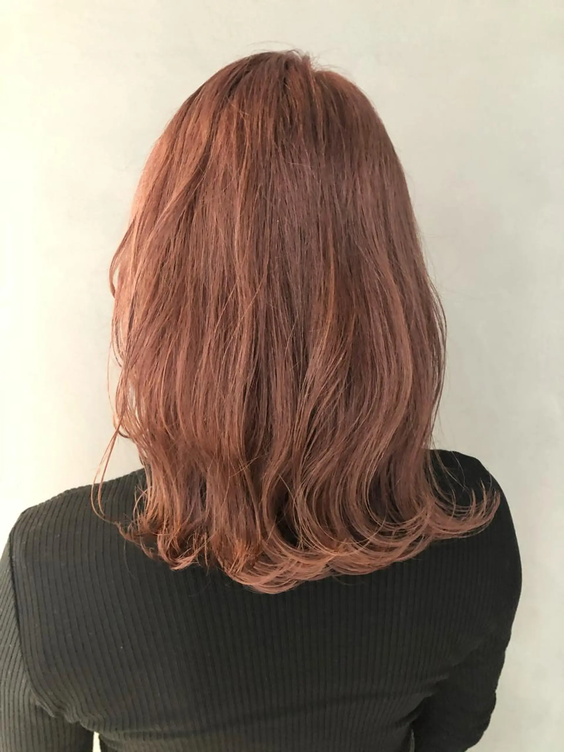 ミディアム カラー ピンクカラー ヘアカラー トリートメント レイヤー/髪質改善/ ブリーチ/コタケのヘアスタイル