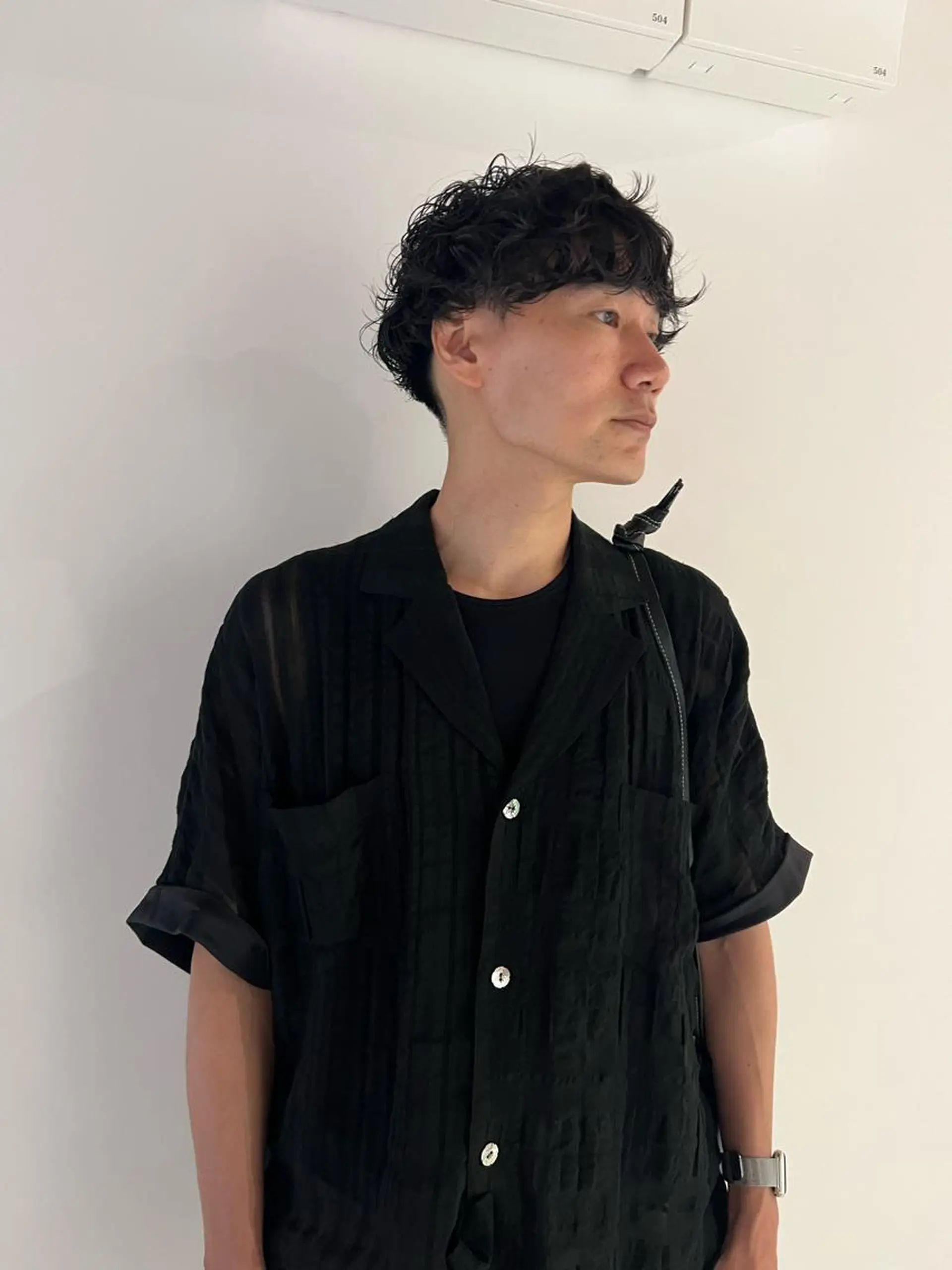 パーマ メンズ カット パーマ io濱川 遥のヘアスタイル