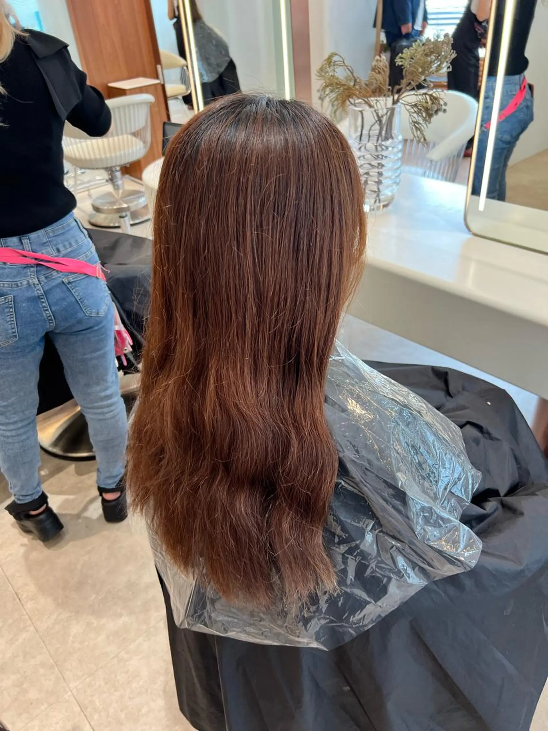 ミディアム カラー ✨髪質改善 縮毛矯正 艶髪 立川 コウキ✨のヘアスタイル