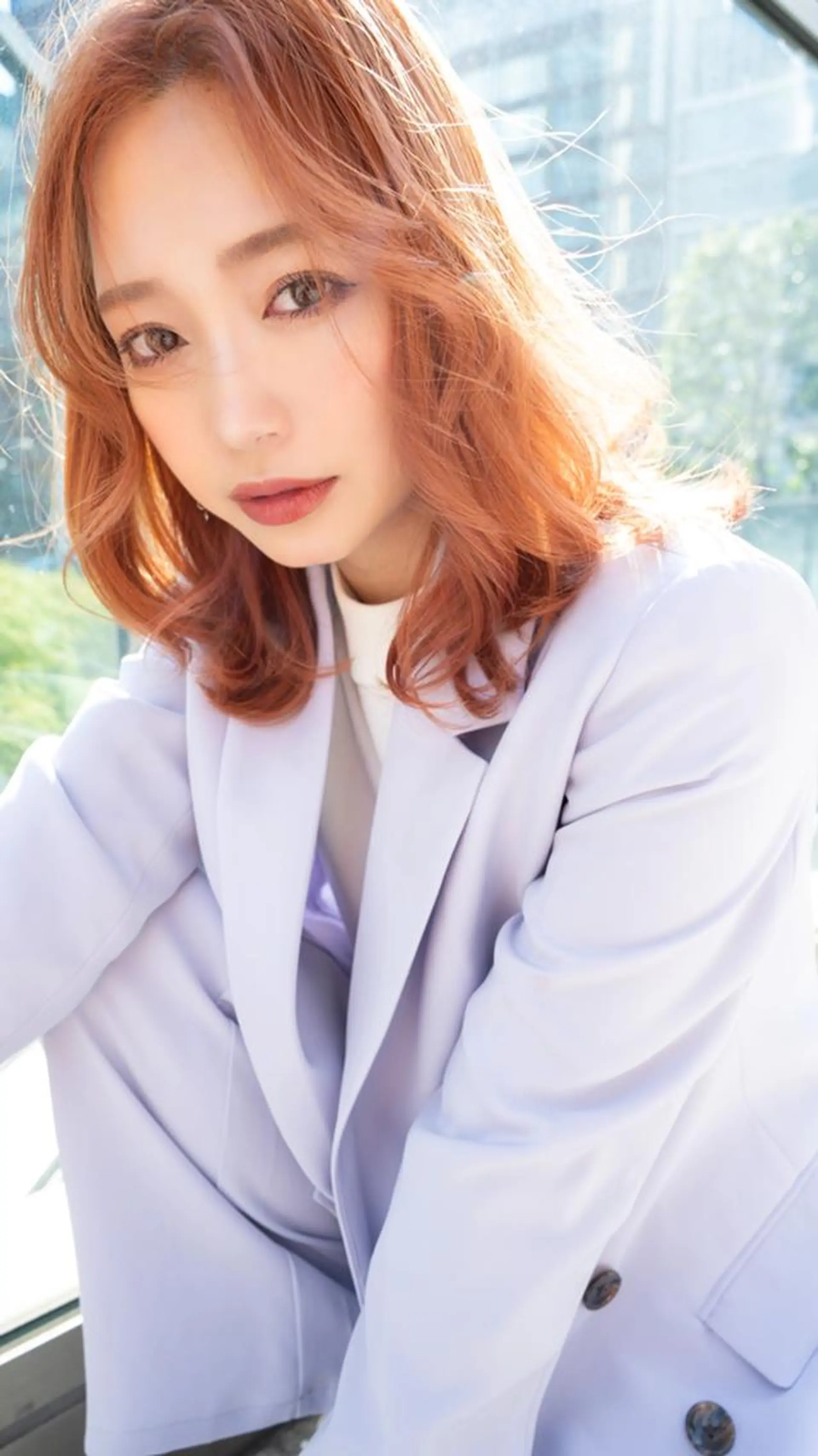 カラー ミディアム ANGELICA 吉川智昭のヘアスタイル