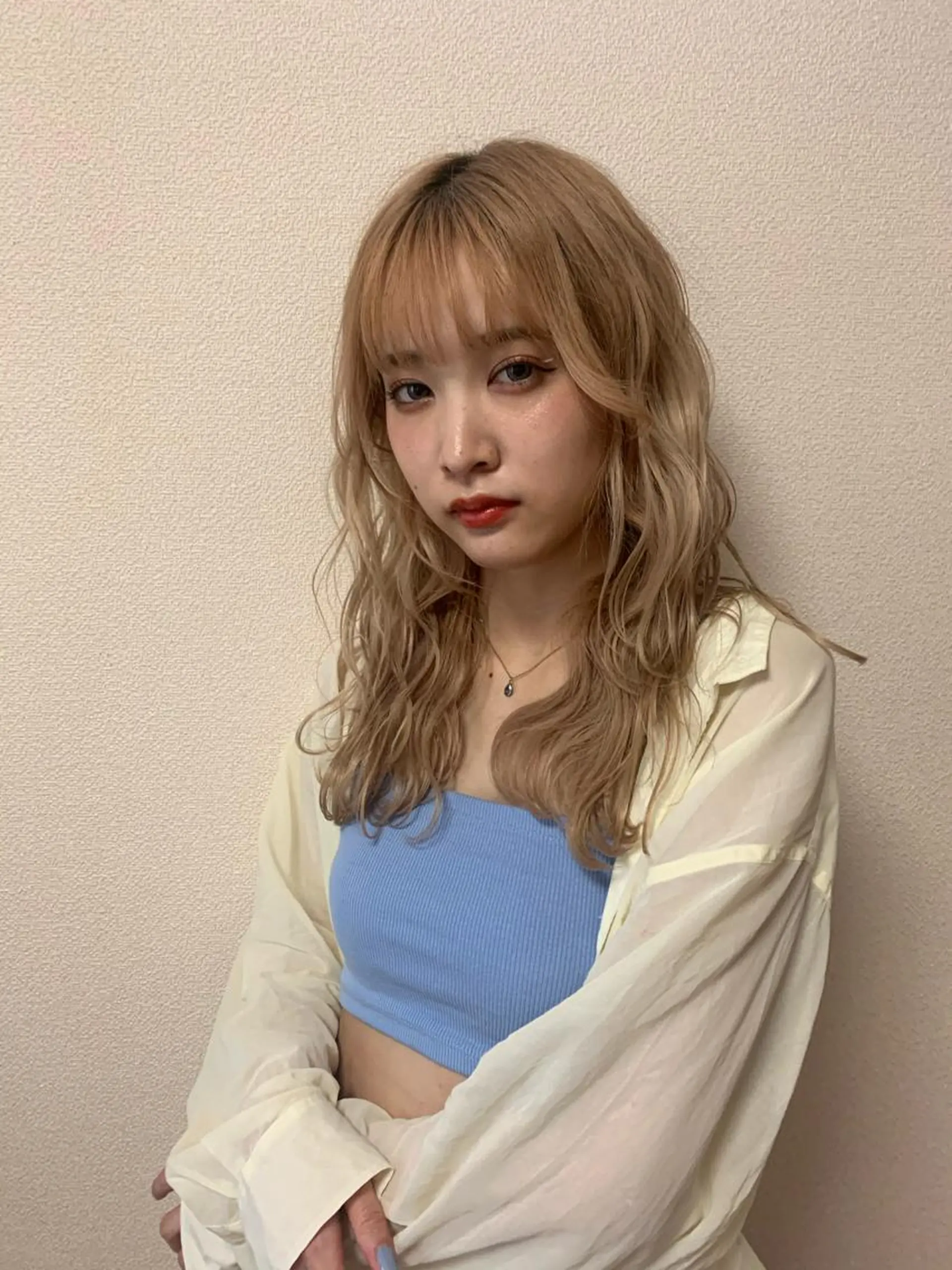 ミディアム カラー ヘアカラー トリートメント soëll所属・🤍そぶえ　ゆうな/ 暖色カラー/縮毛矯正のヘアスタイル