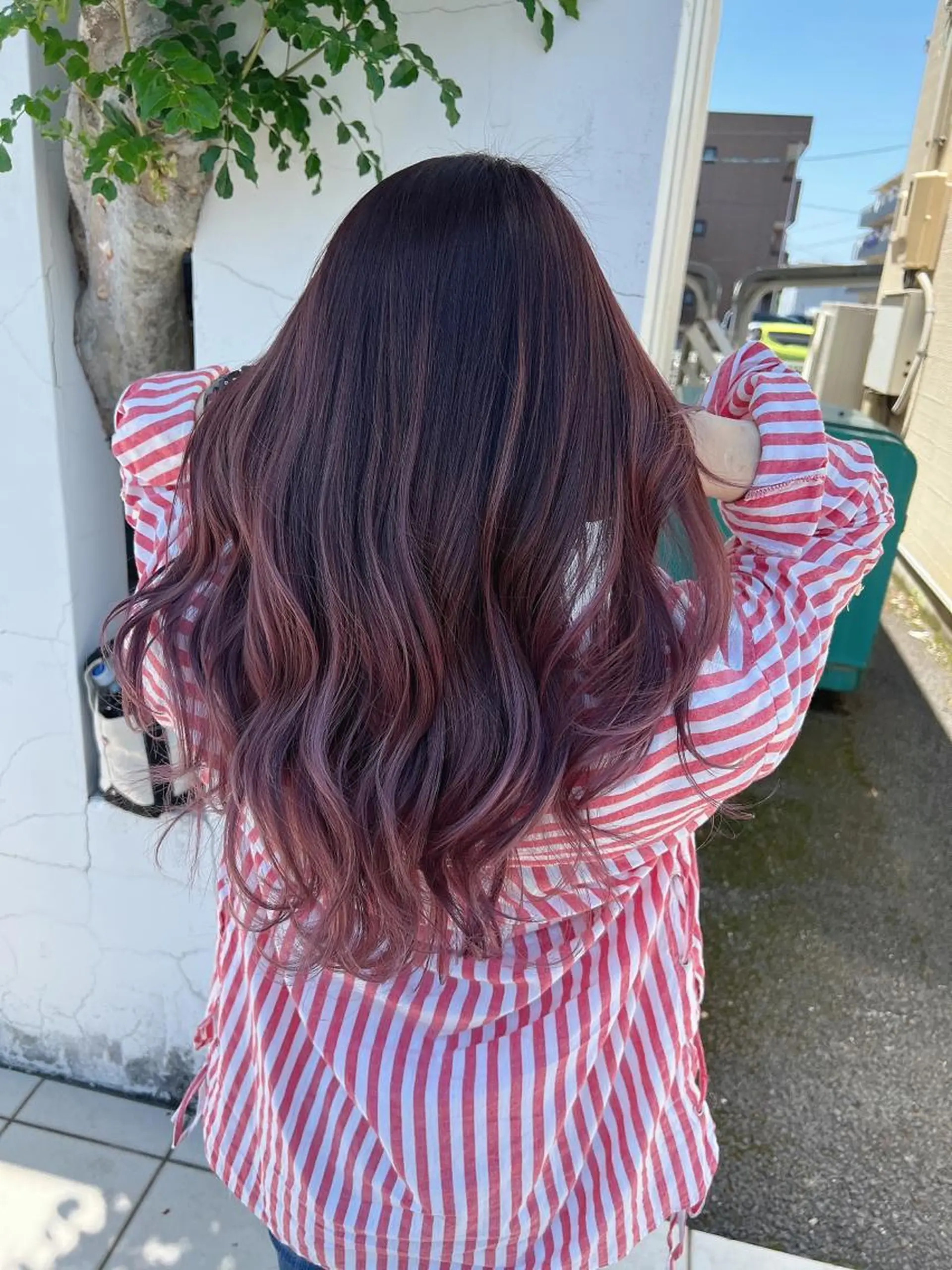 ロング ヘアカラー 具志 正太のヘアスタイル