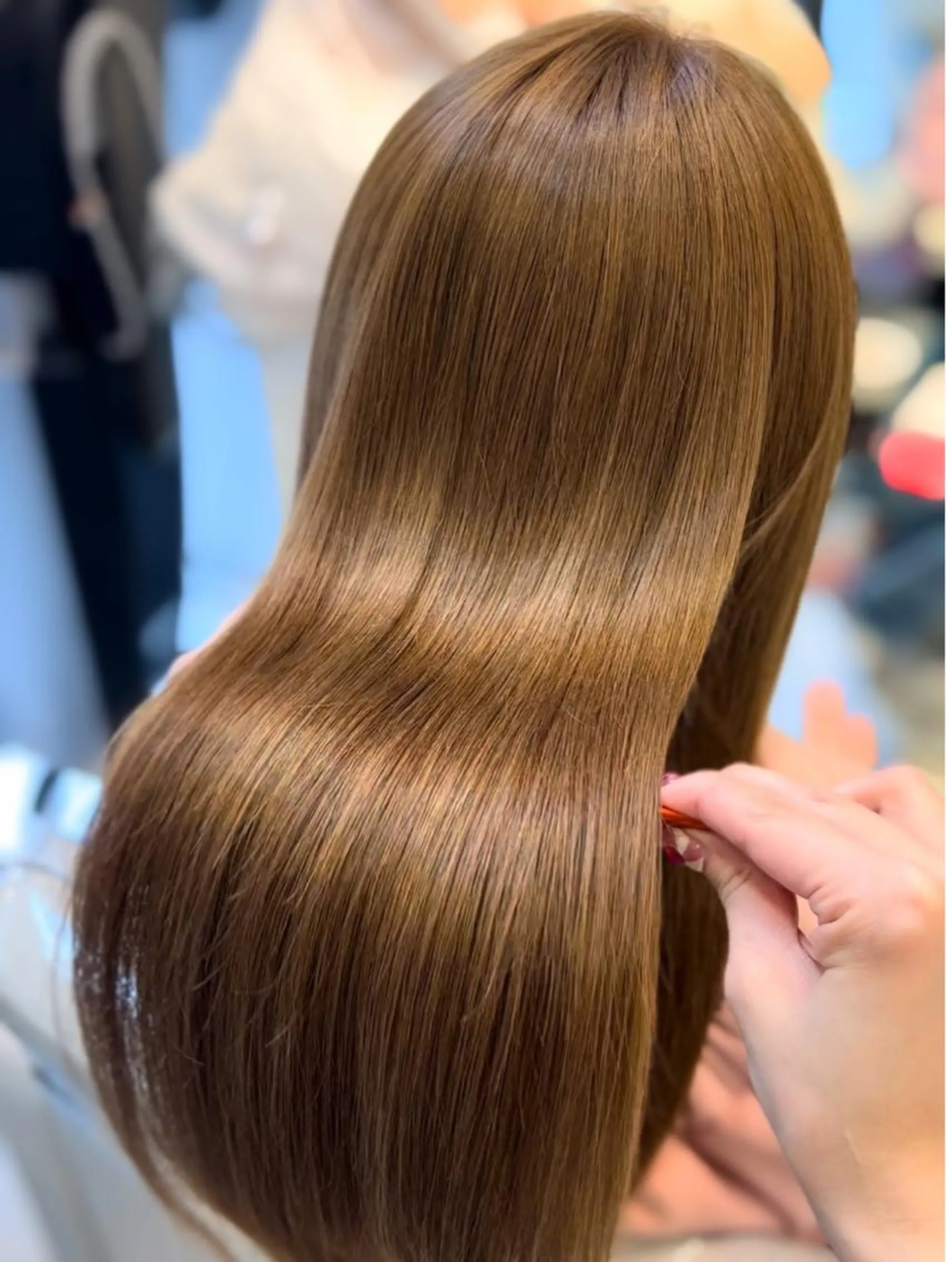 ロング カラー ブリーチ ブリーチなしカラー Ash 銀座店所属・銀座/カラー 🎀momo🎀のヘアスタイル