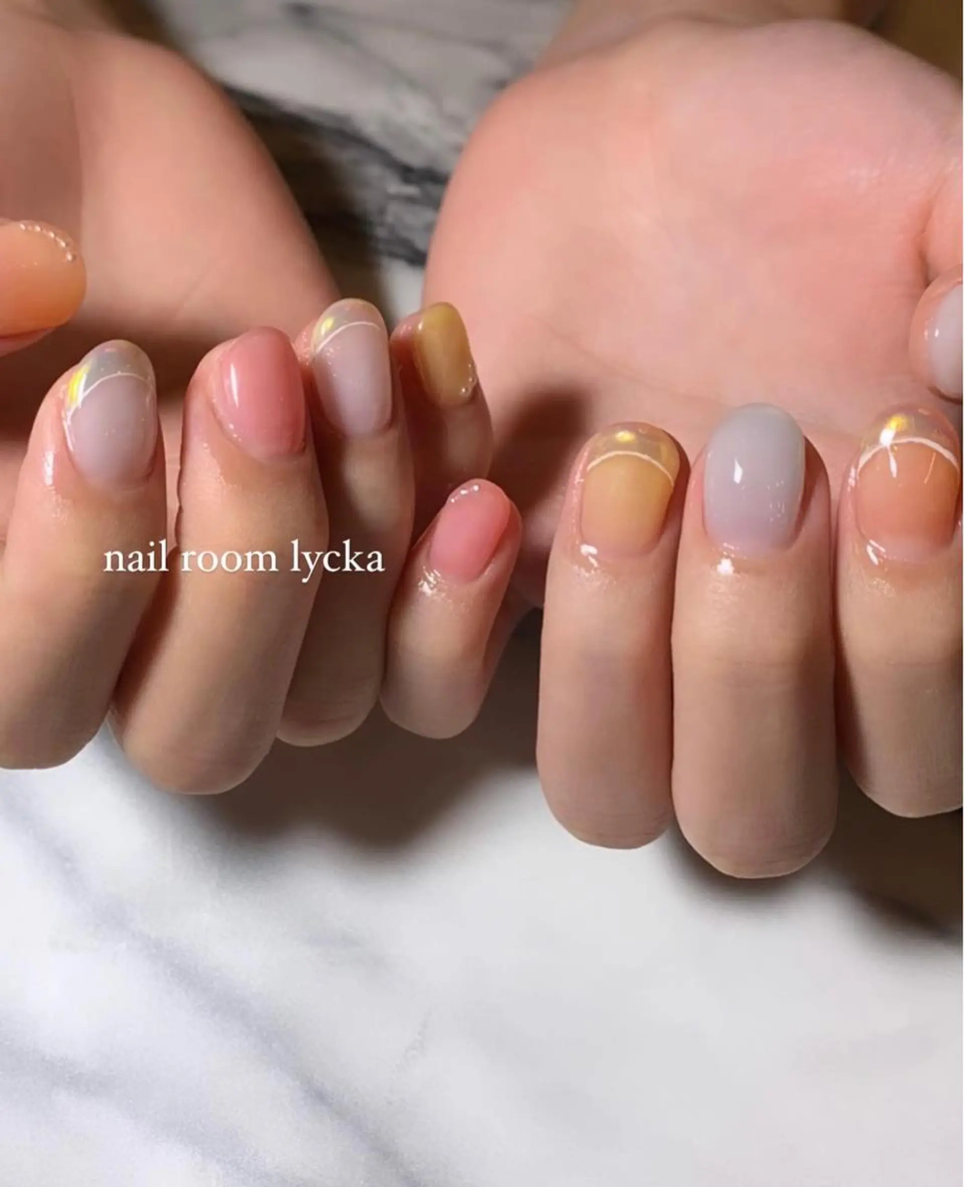 ネイル ﾈｲﾙﾙｰﾑﾘｯｶ 𝐦𝐚𝐲𝐮のネイルデザイン