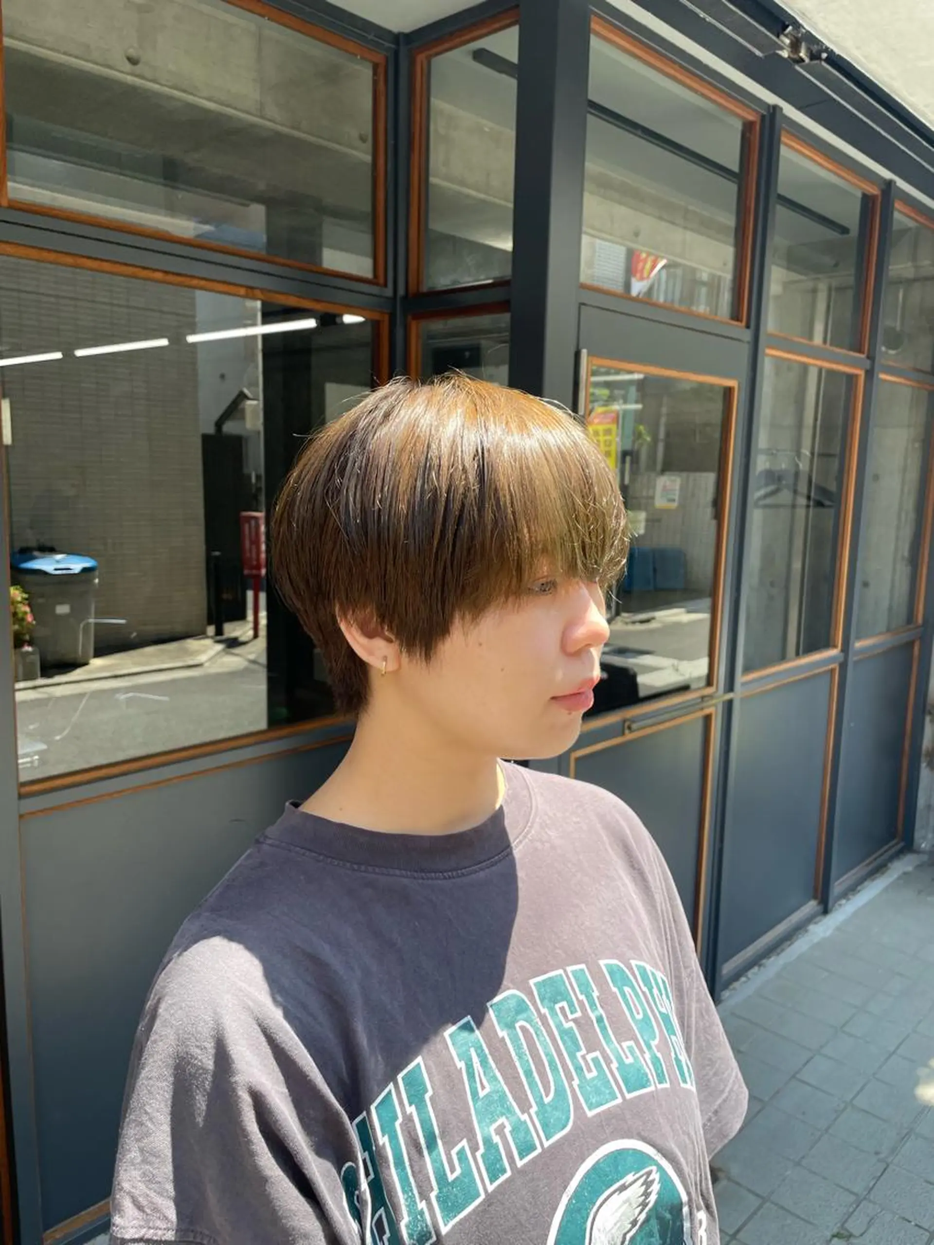 ショート カラー オリーブカラー ショートヘア カット ヘアカラー ボブ/透明感カラー EMIRIのヘアスタイル