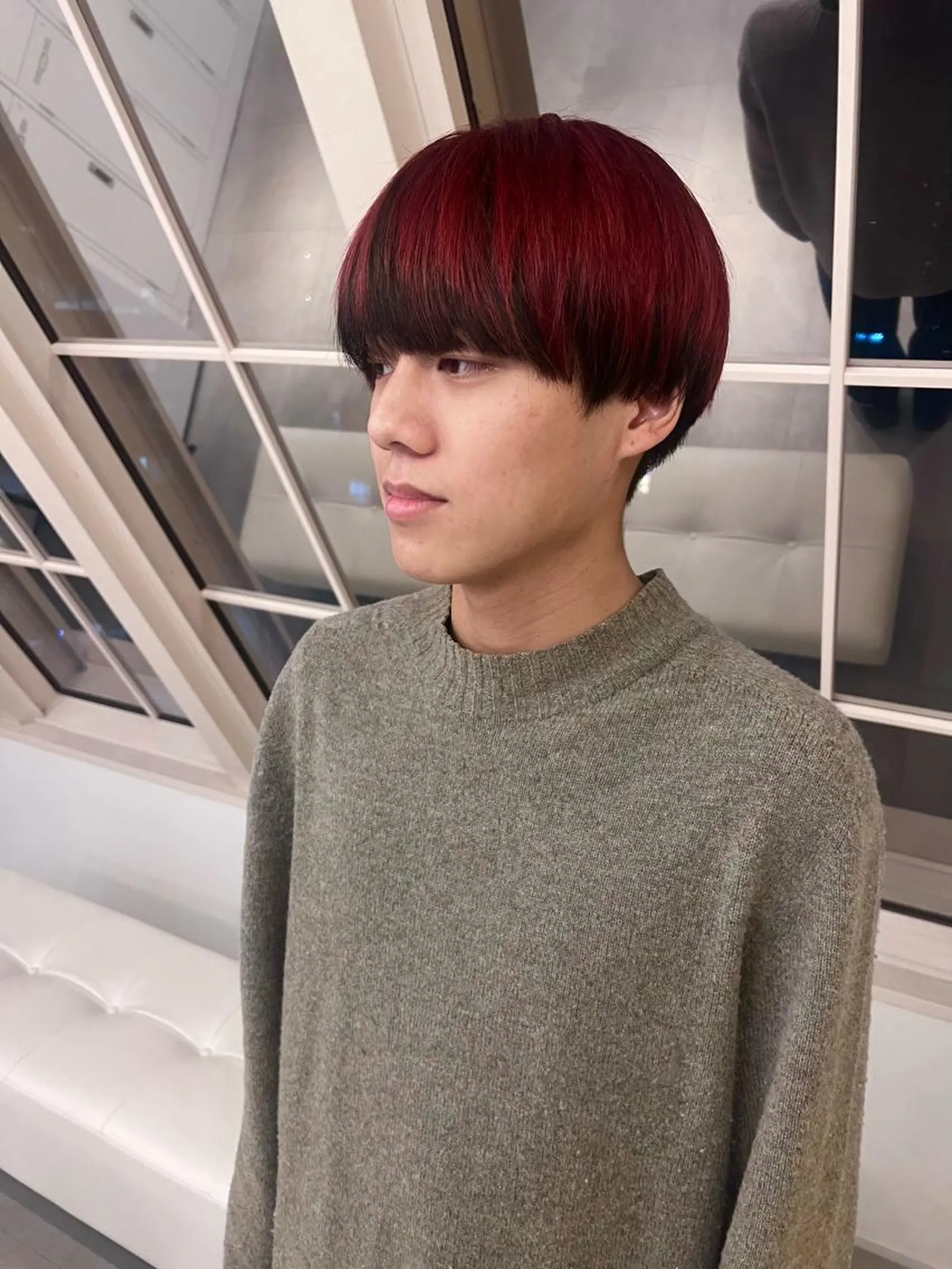 カラー メンズ YUNA ユウナのヘアスタイル