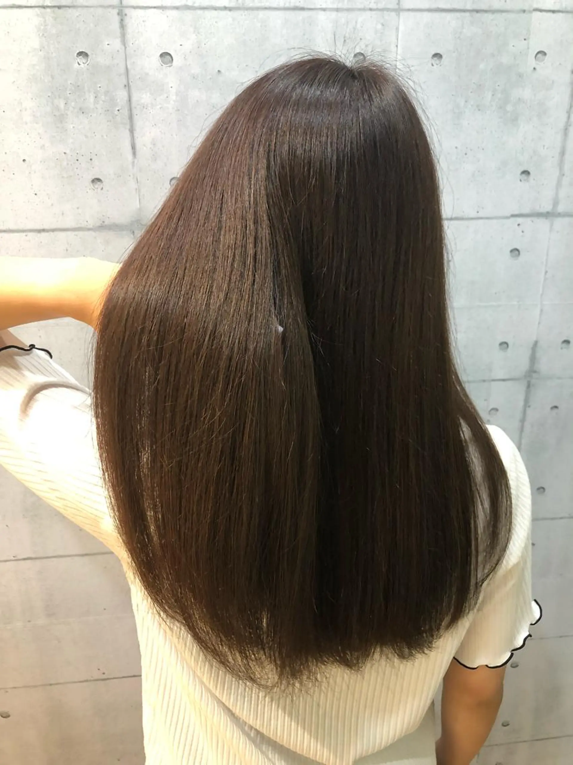 ロング カラー 金沢 広美のヘアスタイル