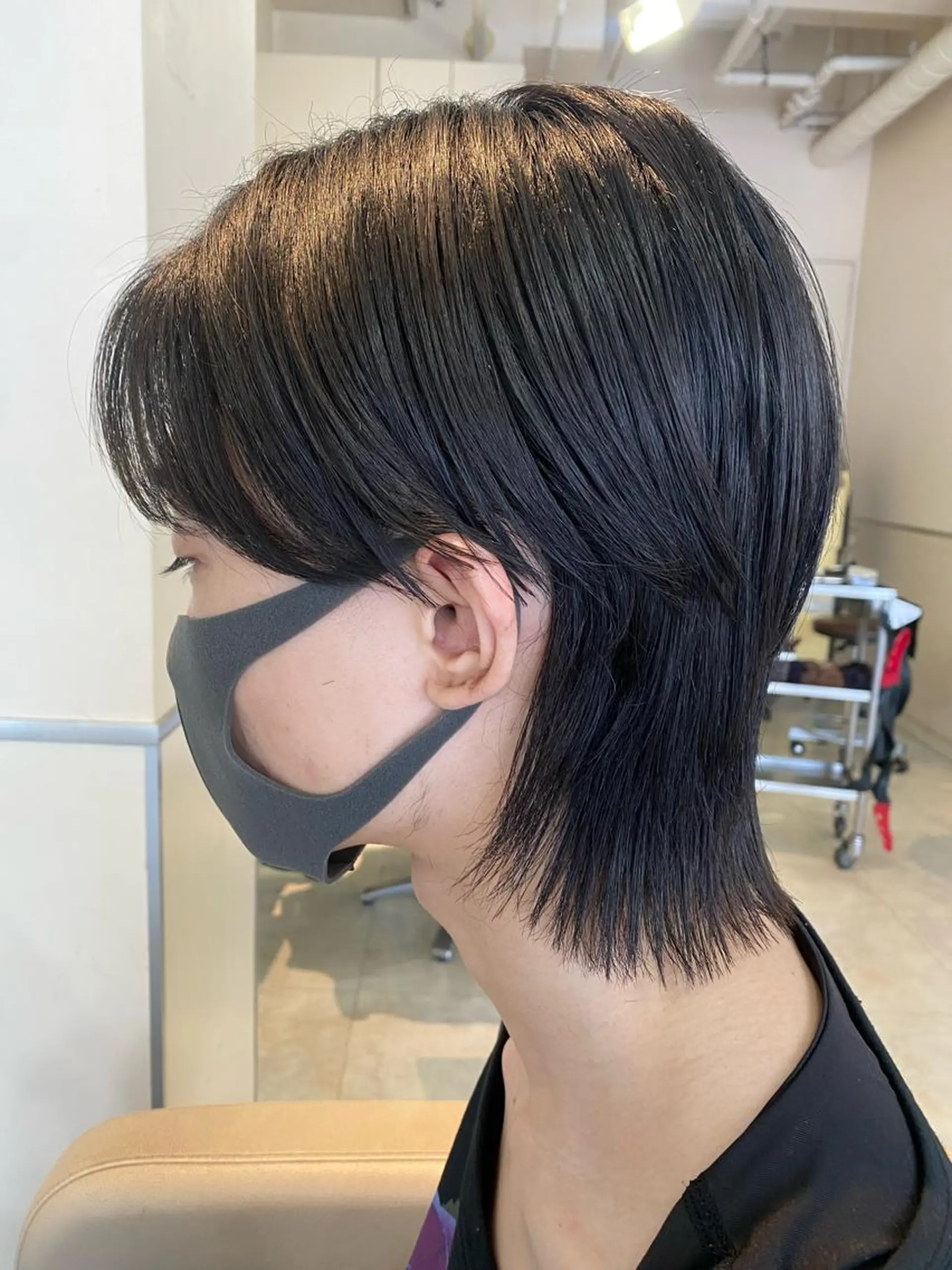 メンズ 岡田 奈々のヘアスタイル