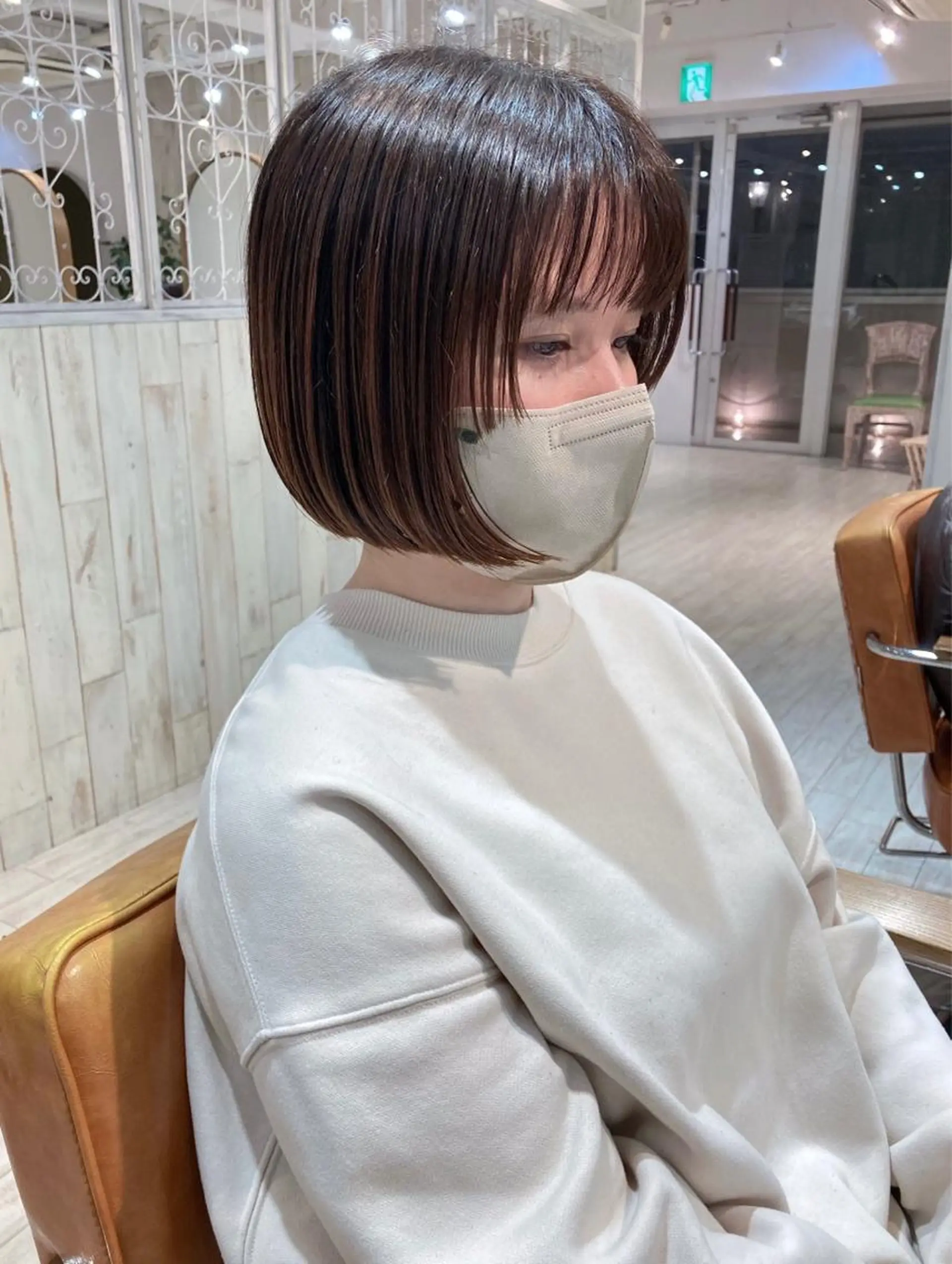 ショート カット トリートメント レイヤー/メンズ 竹田凪儀のヘアスタイル