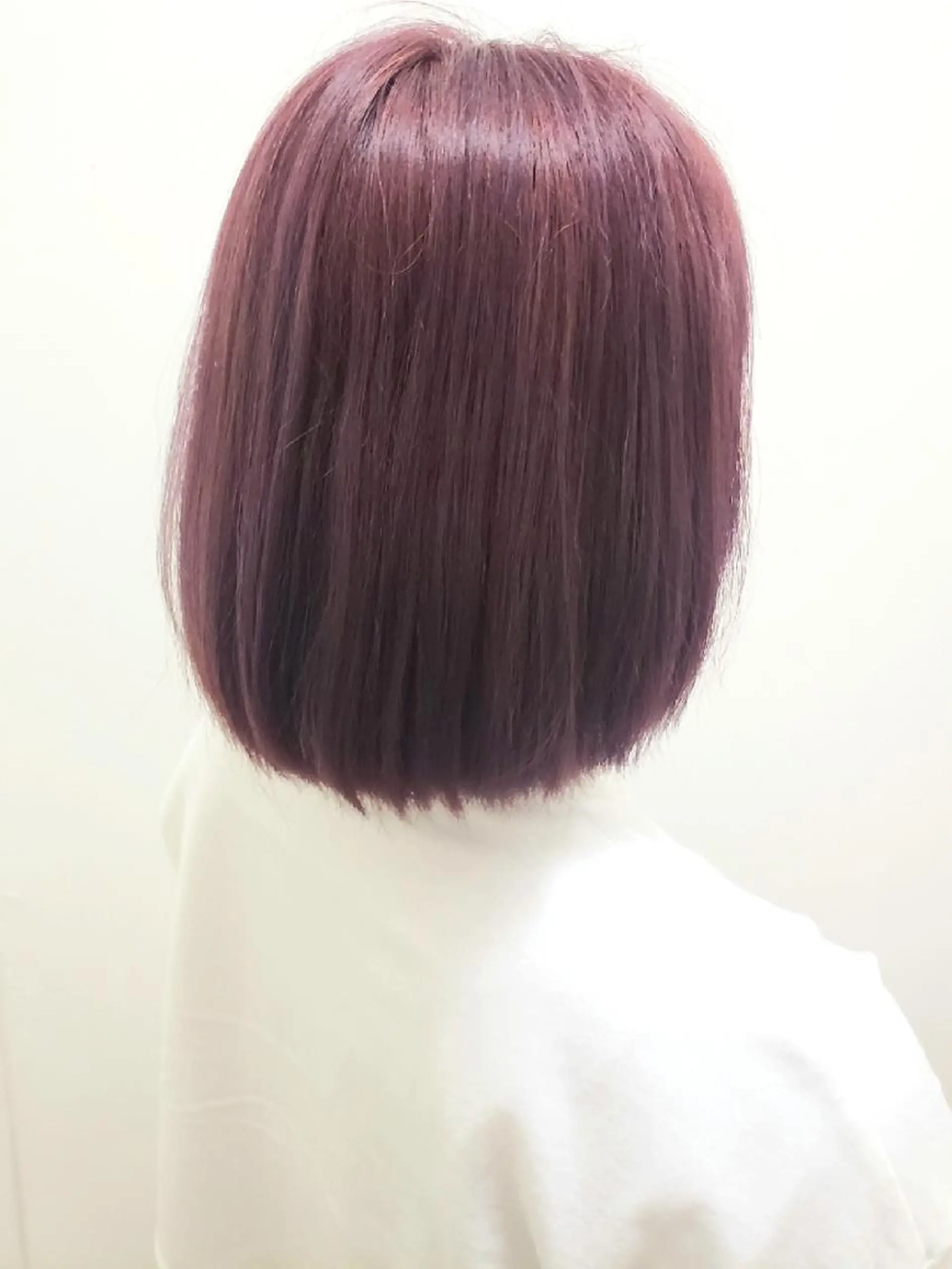 セミロング カラー ヘアアレンジ ピンクカラー 成瀬 弘光のヘアスタイル