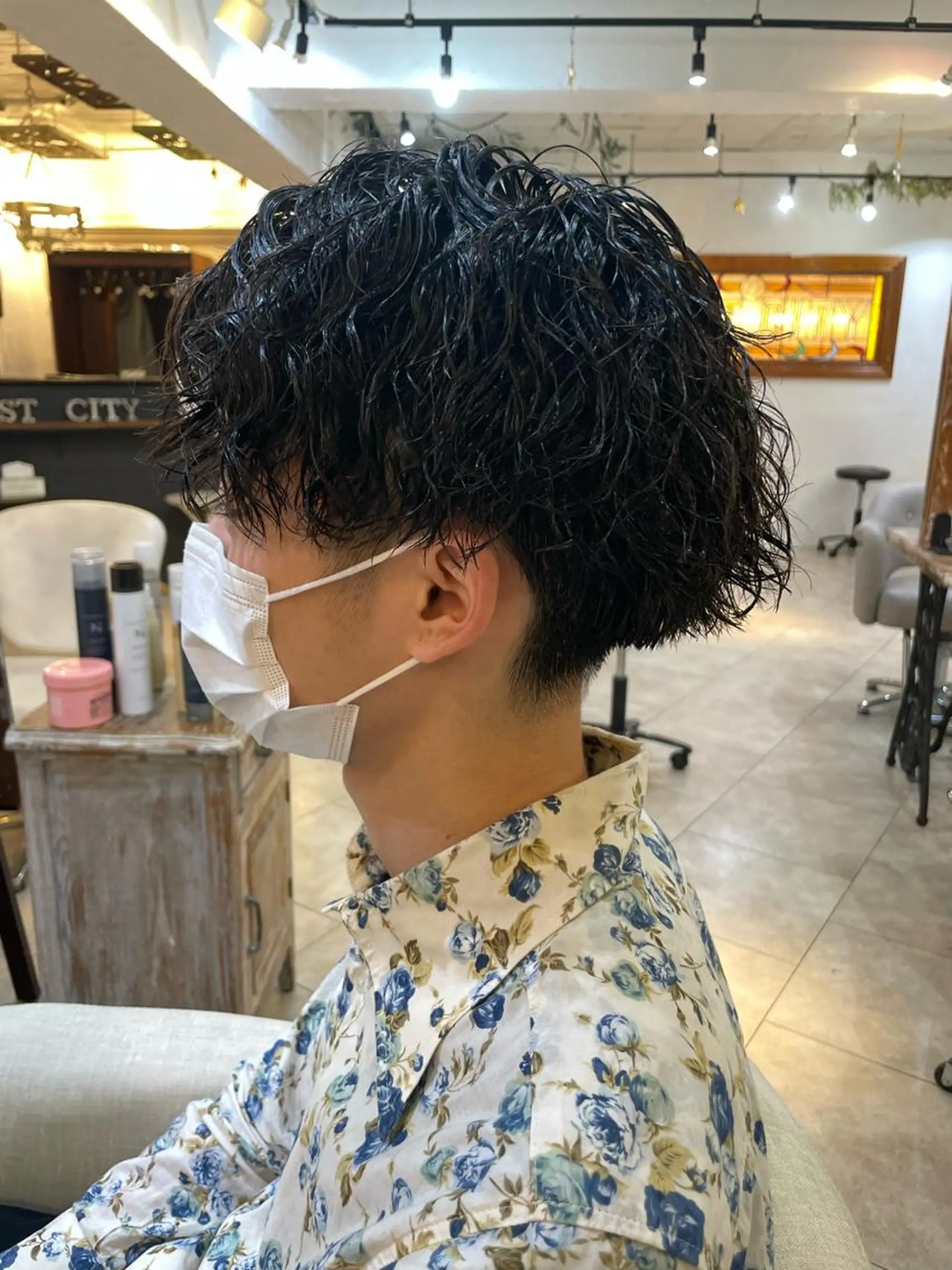 パーマ メンズ あしかが ゆいとのヘアスタイル