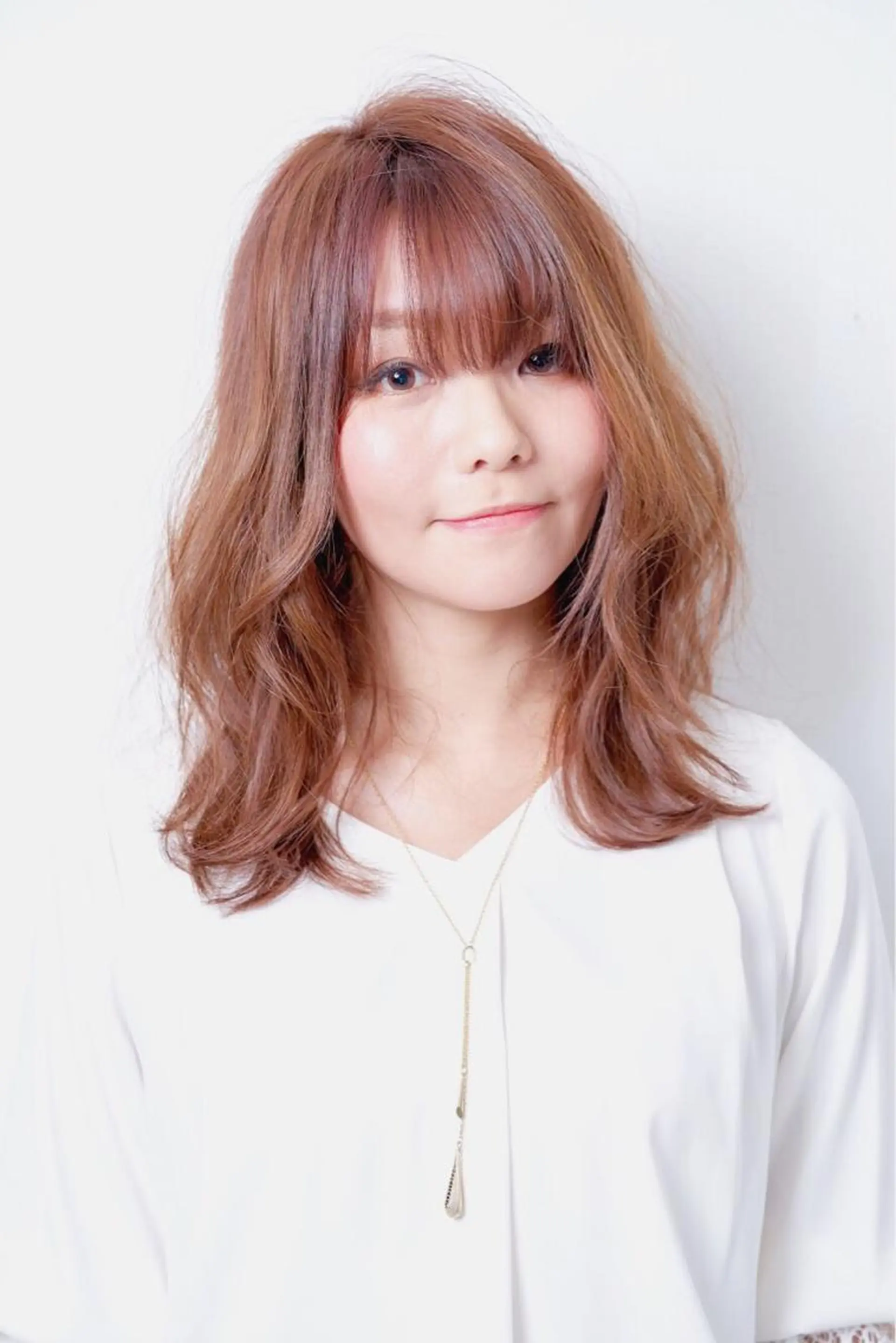 セミロング カラー パーマ 年間1500人担当 代表　南一路のヘアスタイル