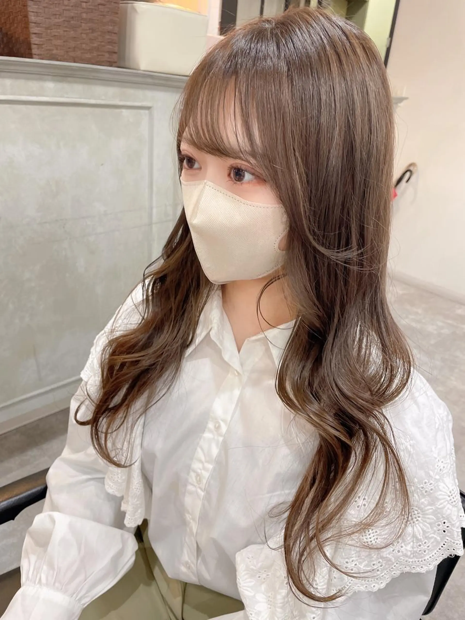 ロング カラー misaki🎀 まろみ透け感カラーのヘアスタイル