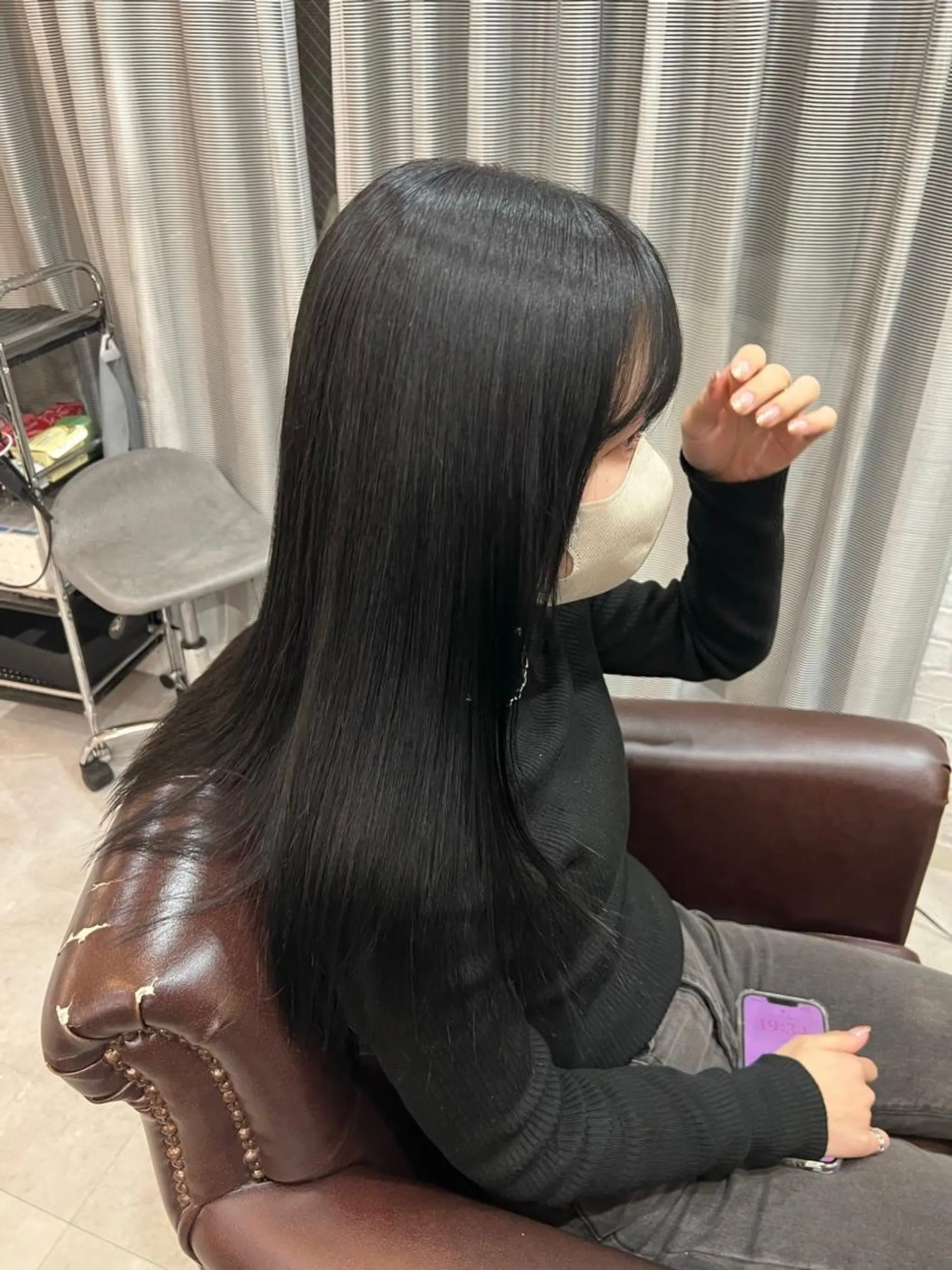 ロング カラー 髪質改善ストレート Kantaのヘアスタイル