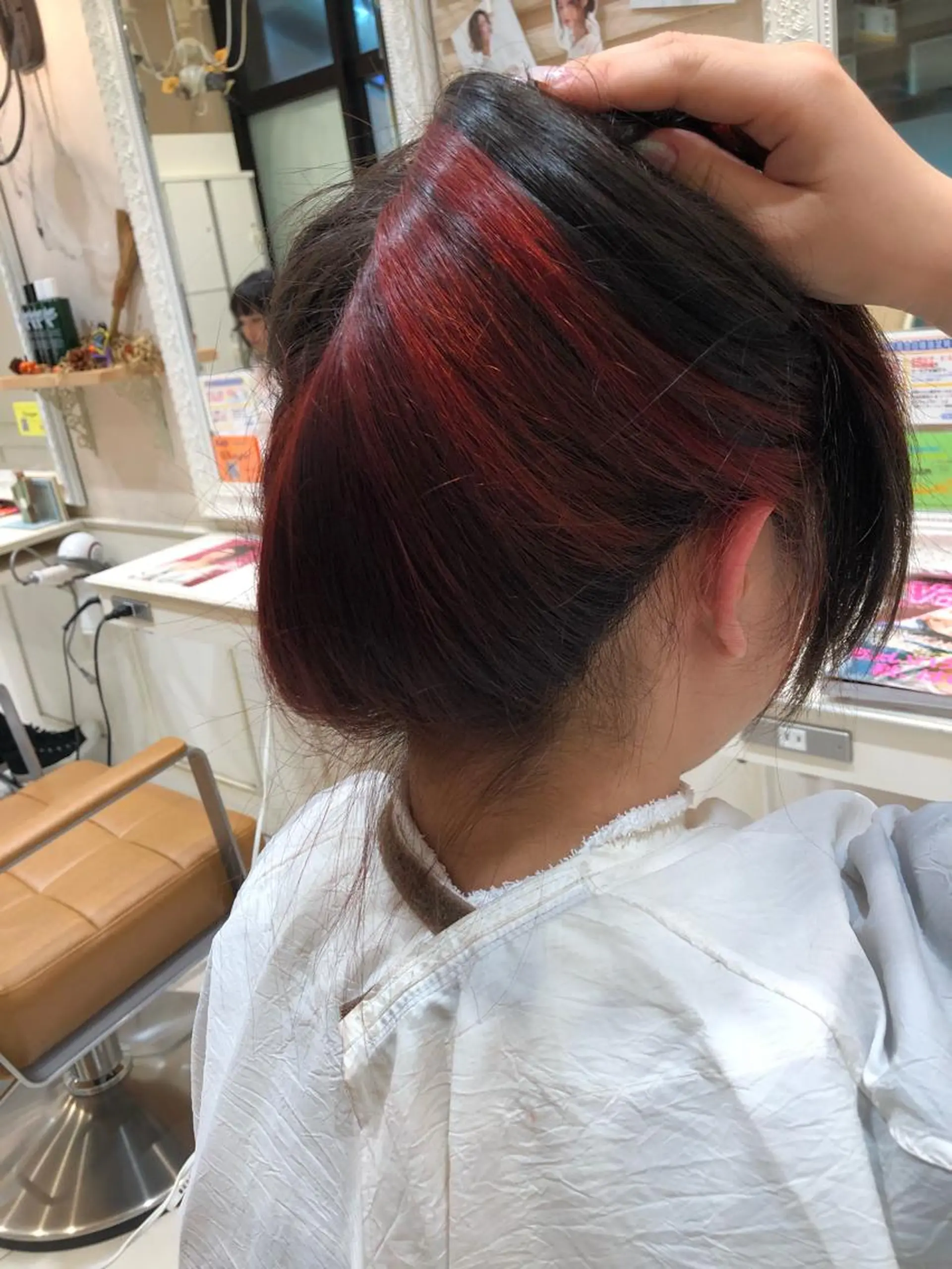 ロング カラー ブリーチ インナーカラー ツヤ髪カラー💎 佐藤あきのヘアスタイル