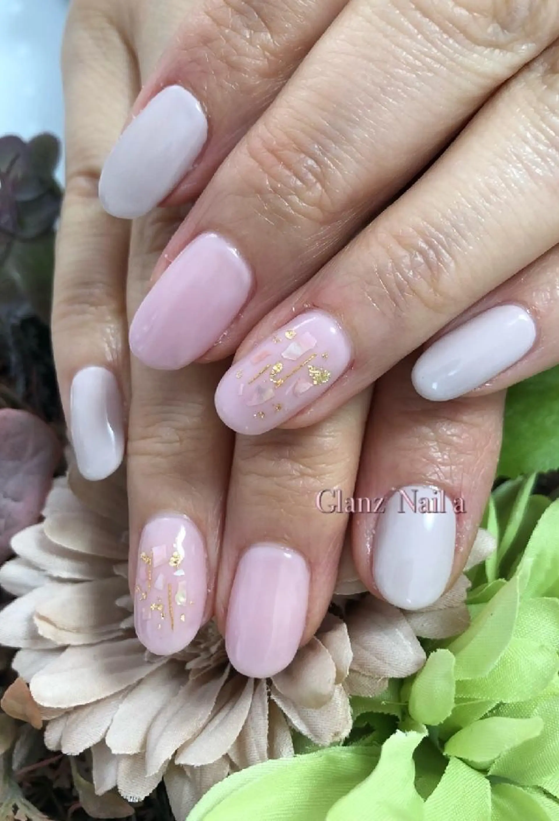 ネイル 春ネイル Glanz  Nail aのネイルデザイン