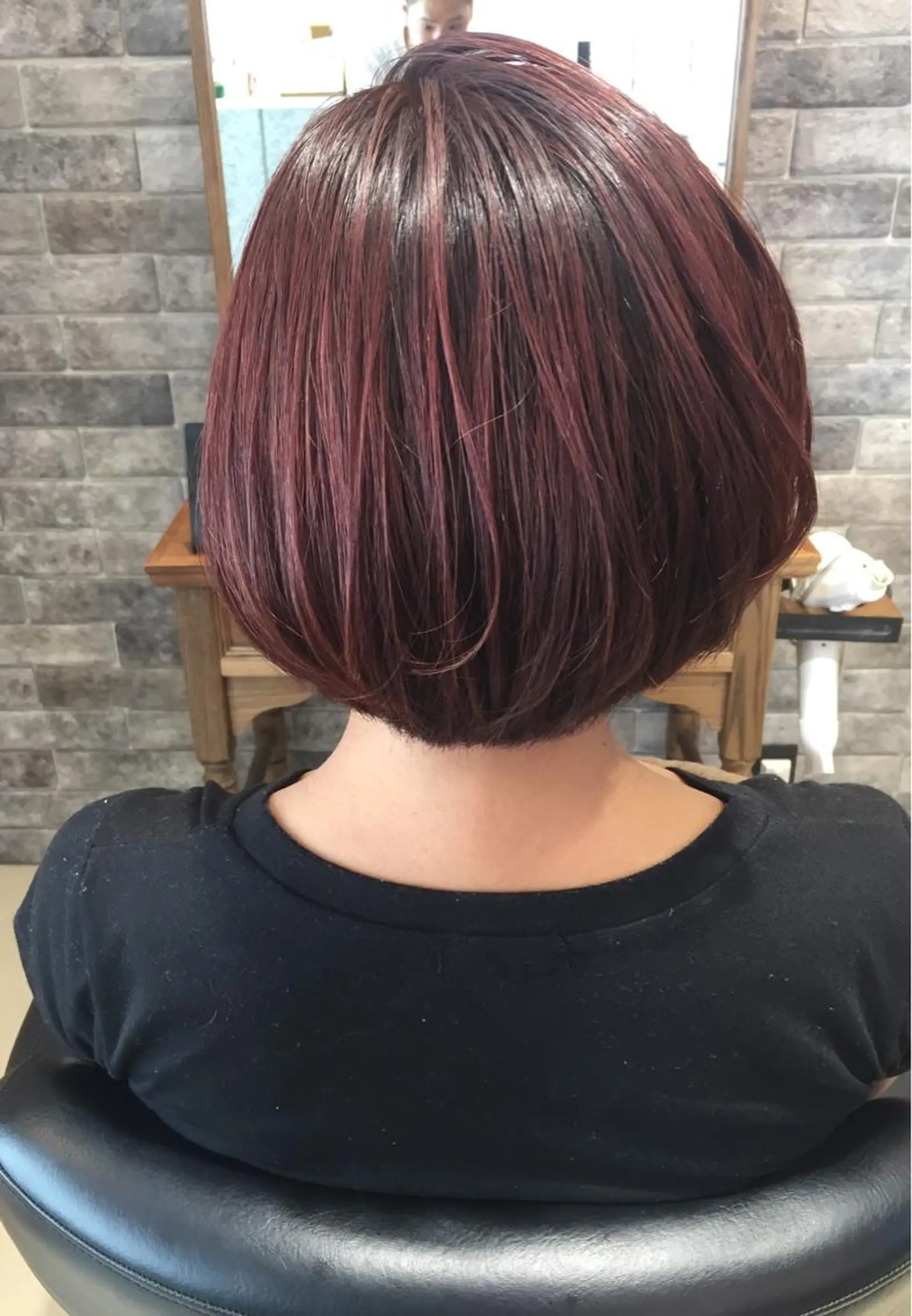 ショート ハイライト カット ヘアカラー トリートメント 所渉/韓国レイヤー /ウルフカットのヘアスタイル