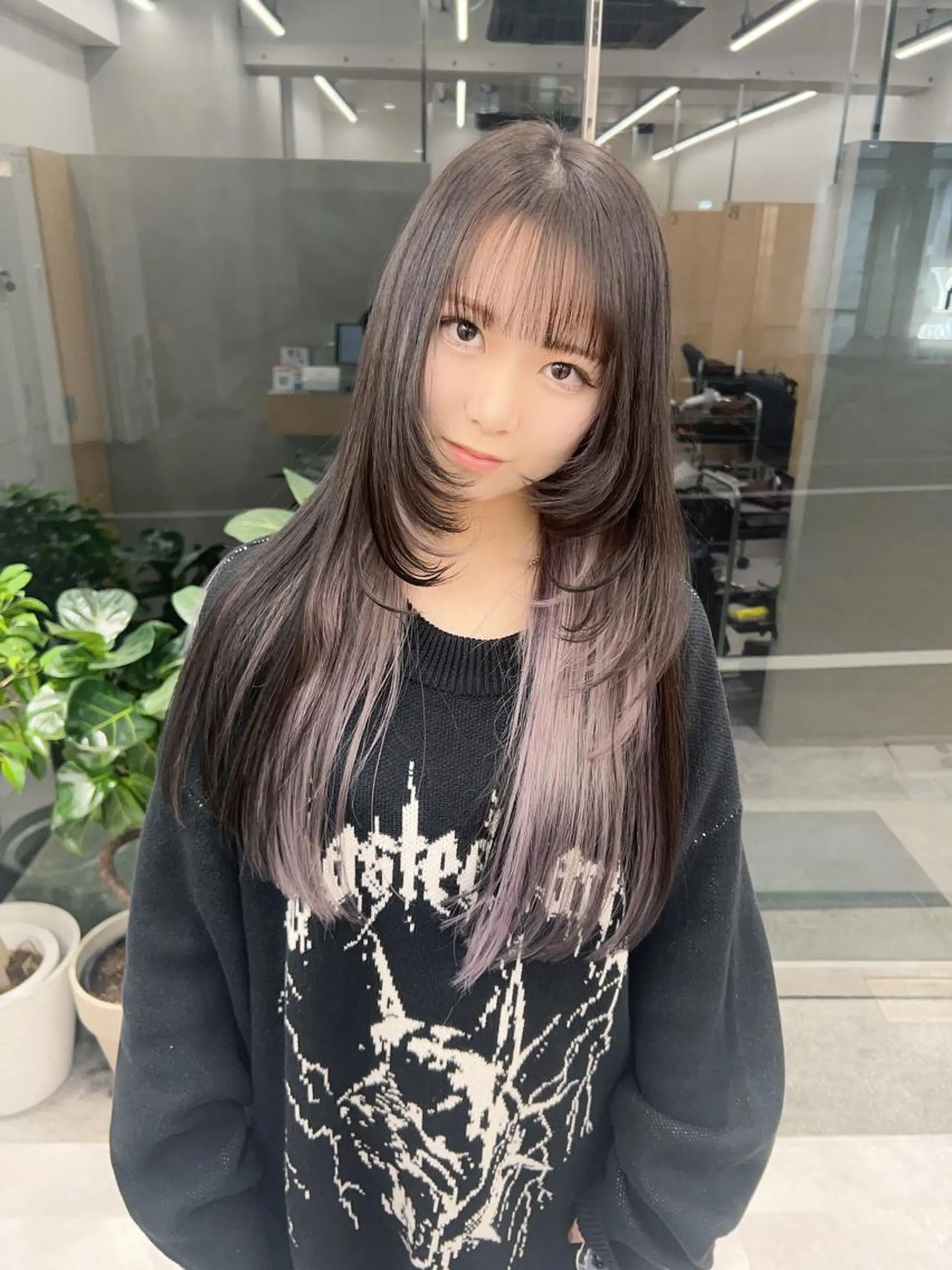 ロング カラー 🪞上品で可愛い韓国 ヘア🪞Rikutoのヘアスタイル