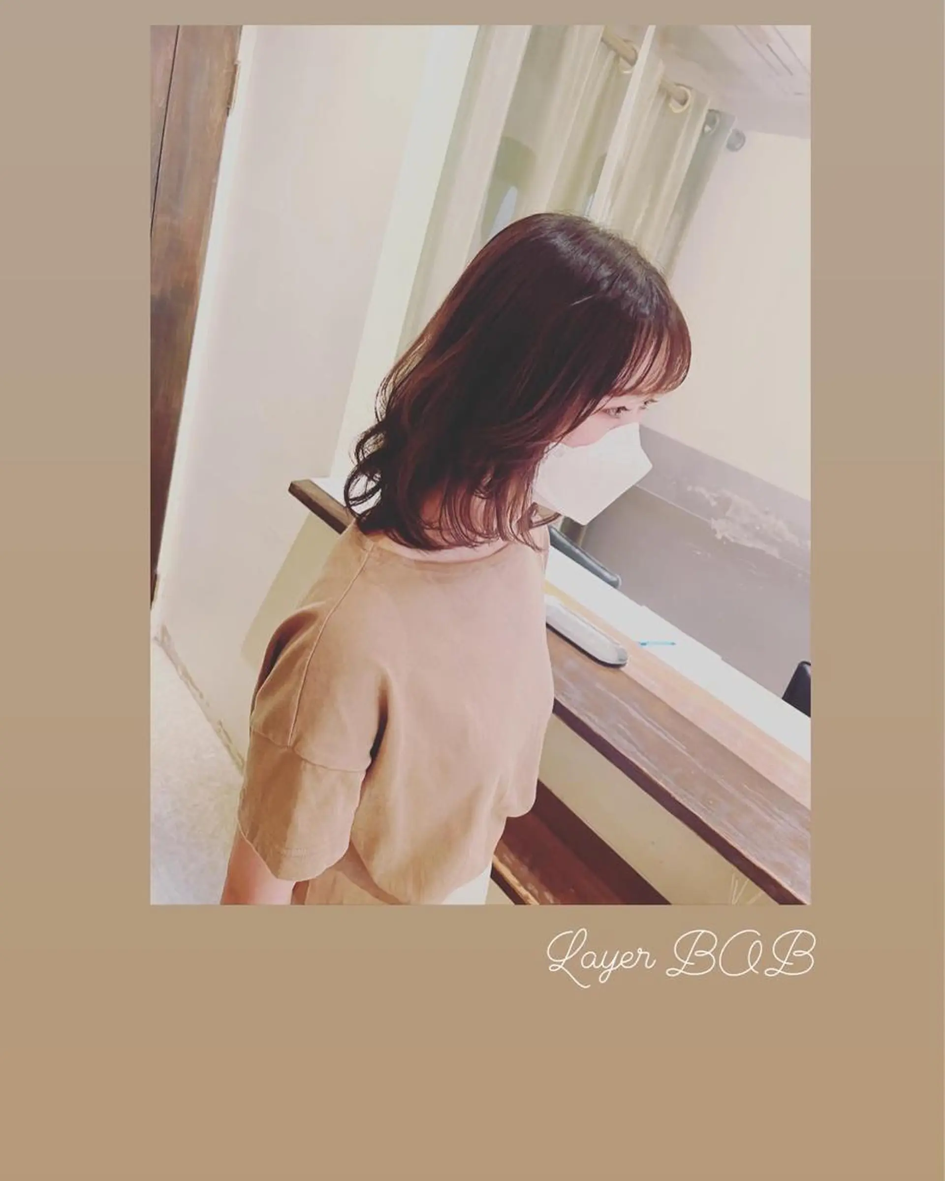 ミディアム レイヤーカット ハイライト/インナー /ブリーチ/レイヤーのヘアスタイル