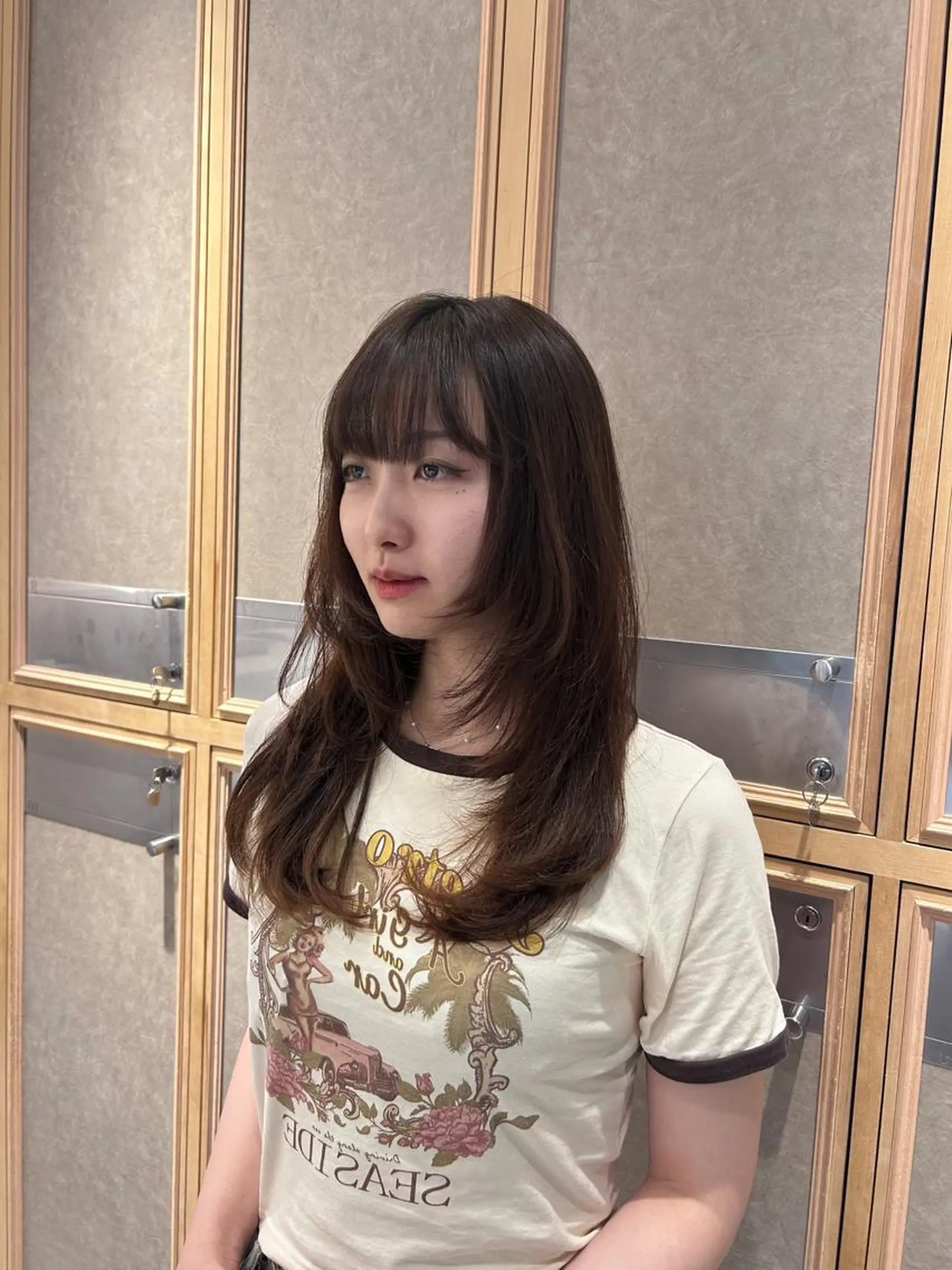 ロング カラー カット ヘアカラー トリートメント ヘッドスパ ヘアセット miko🪽地毛風/ ハイトーン/レイヤーのヘアスタイル