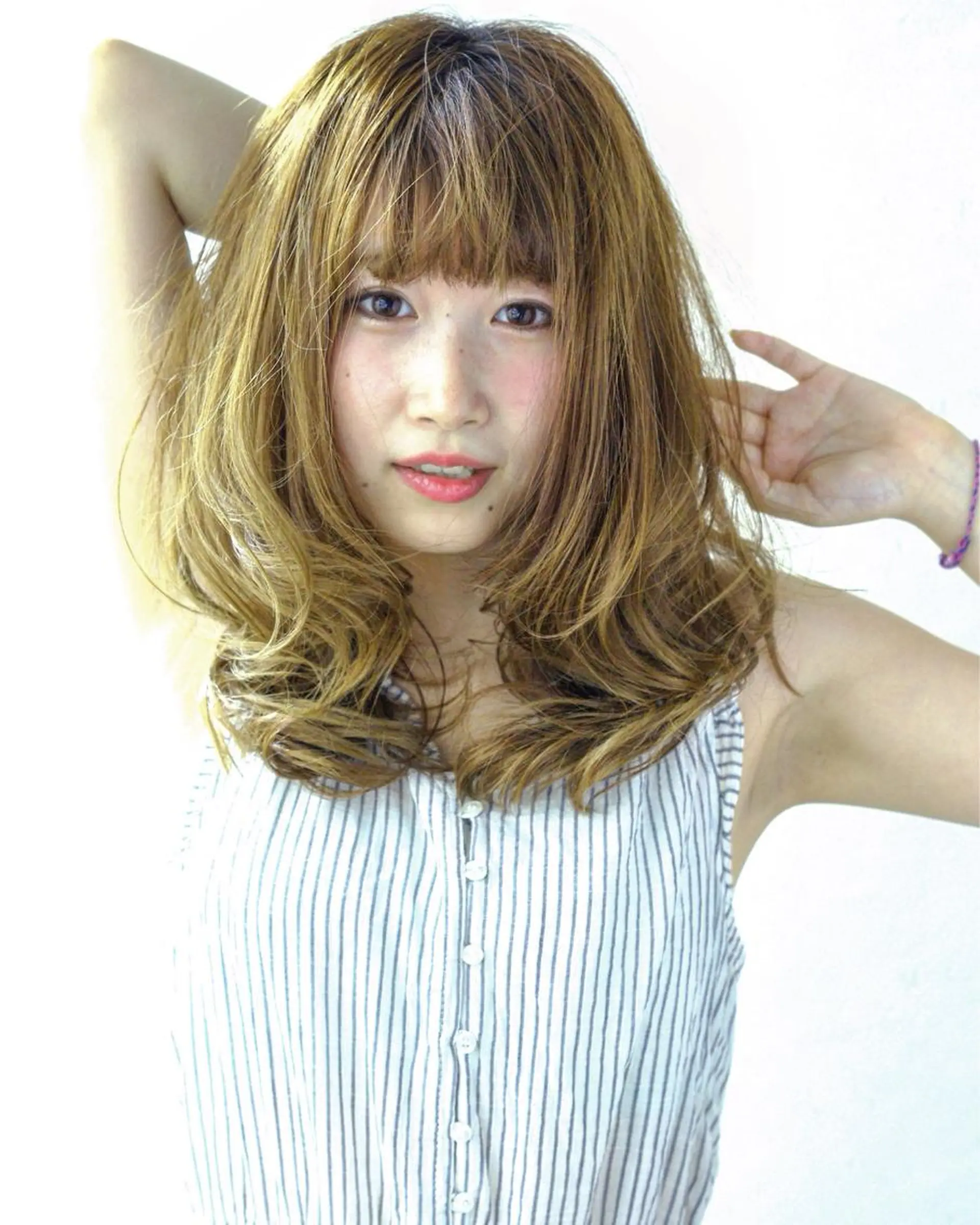 ミディアム カラー 💎髪質改善💎 デザイナーshinのヘアスタイル