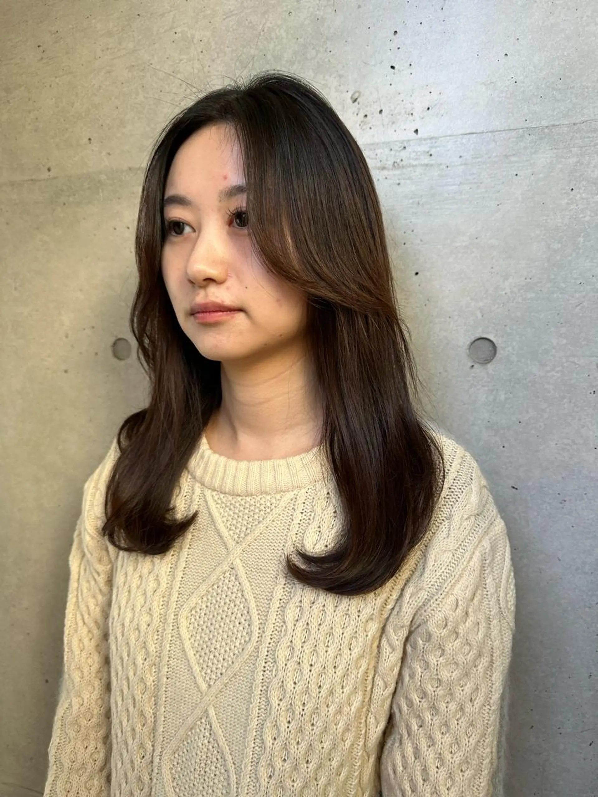 ロング カラー Leverage New York所属・小滝 楓のヘアスタイル