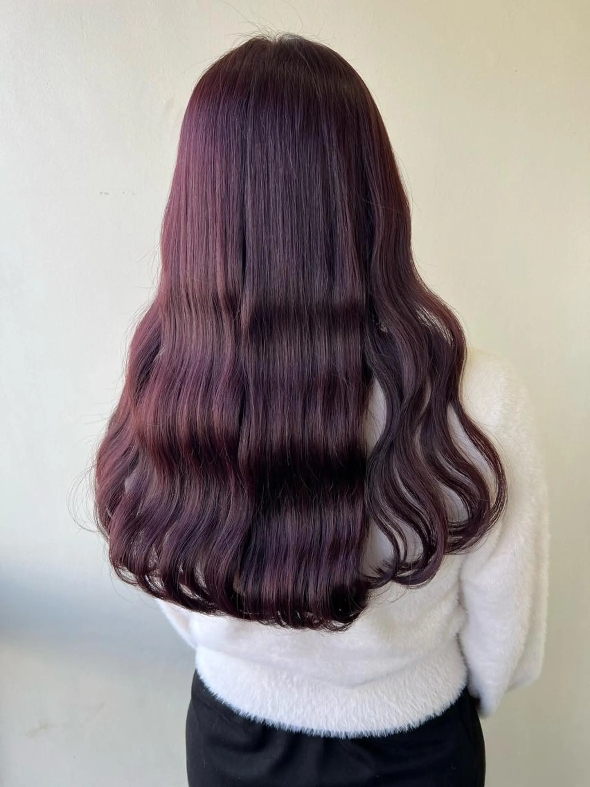 ロング カット ヘアカラー トリートメント 韓国ヘア🇰🇷 SAYAのヘアスタイル