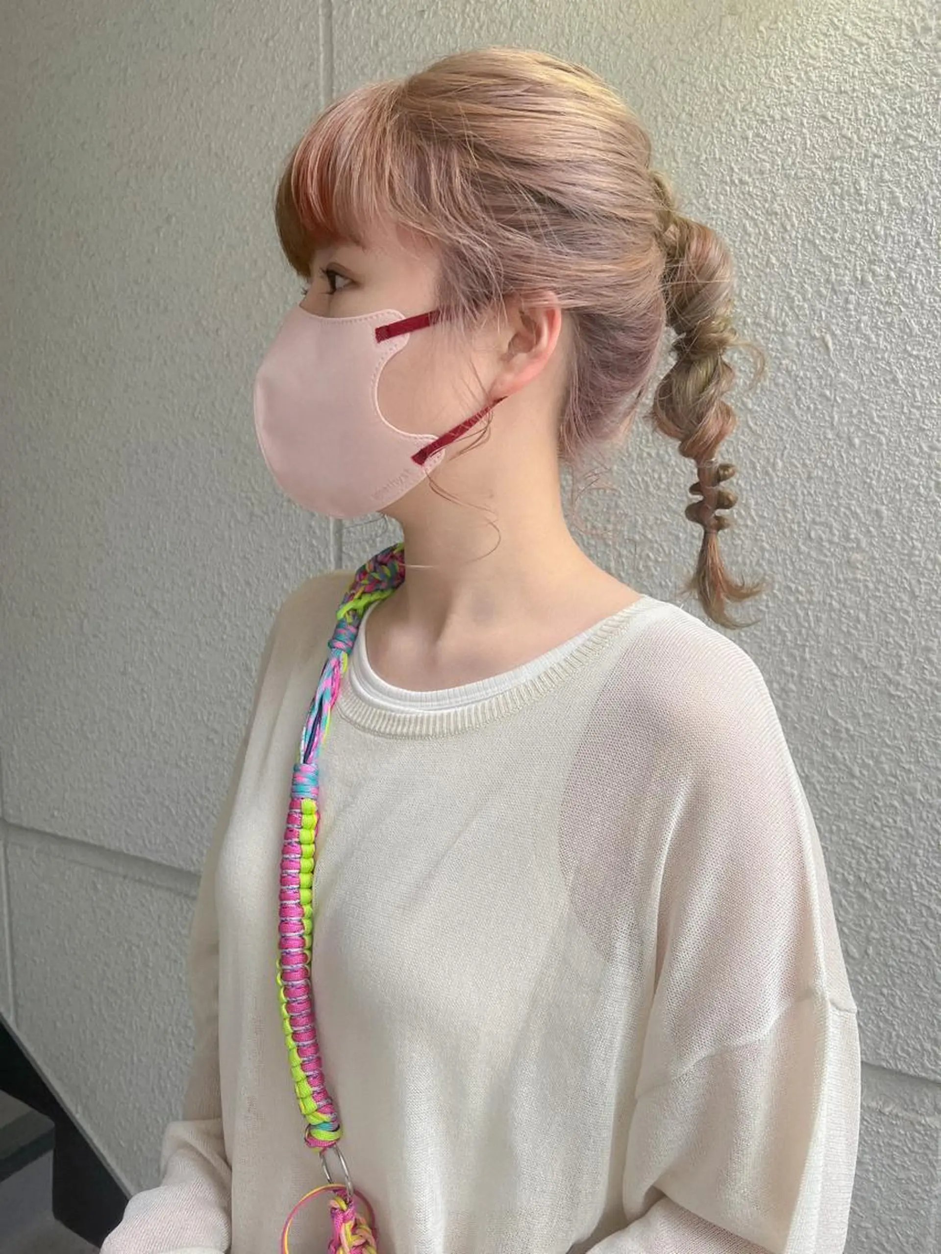 セミロング カラー ヘアアレンジ カラーパティシエ facce🌼ikoのヘアスタイル