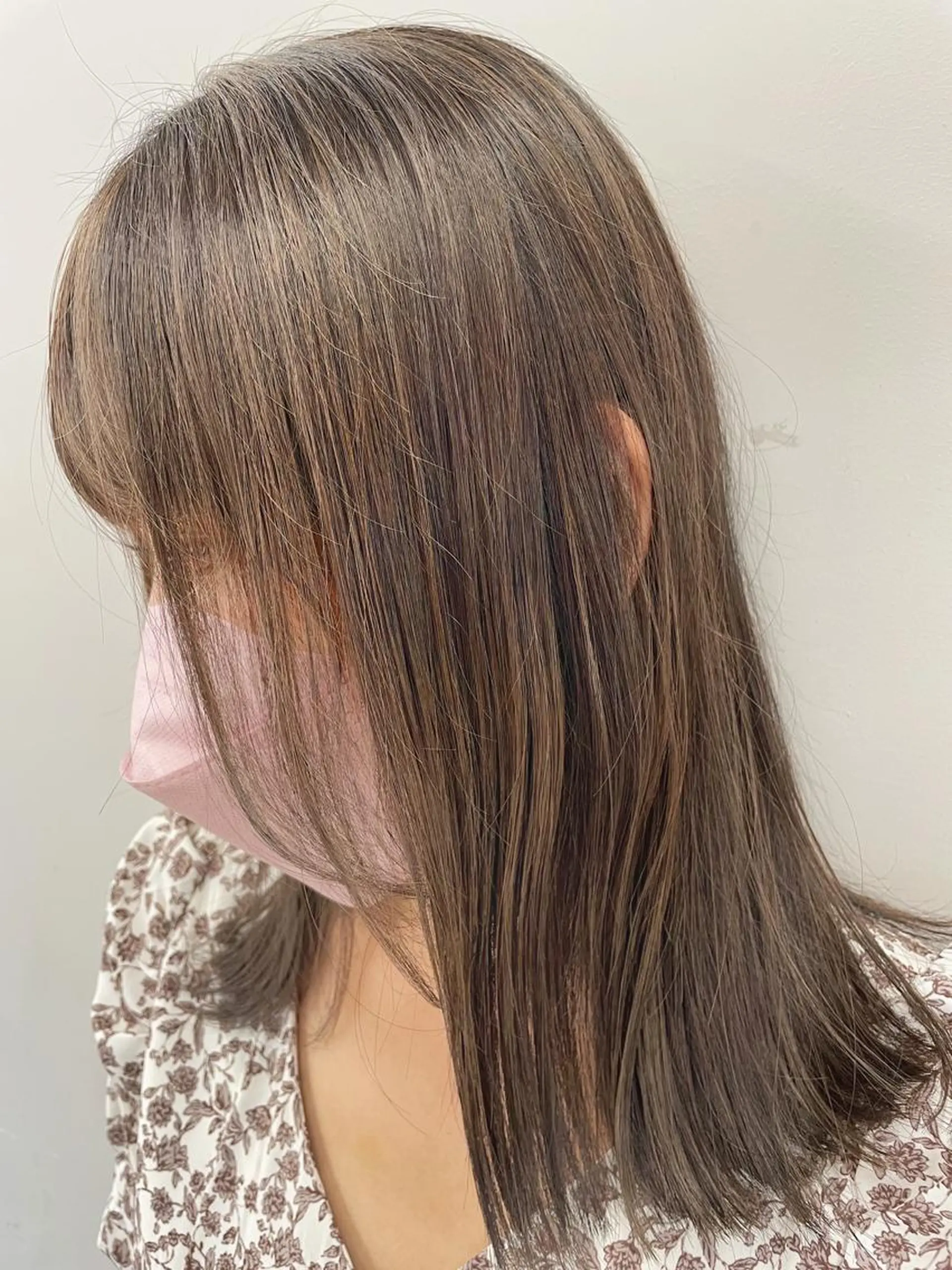 セミロング ヘアカラー トリートメント 関 京磨のヘアスタイル