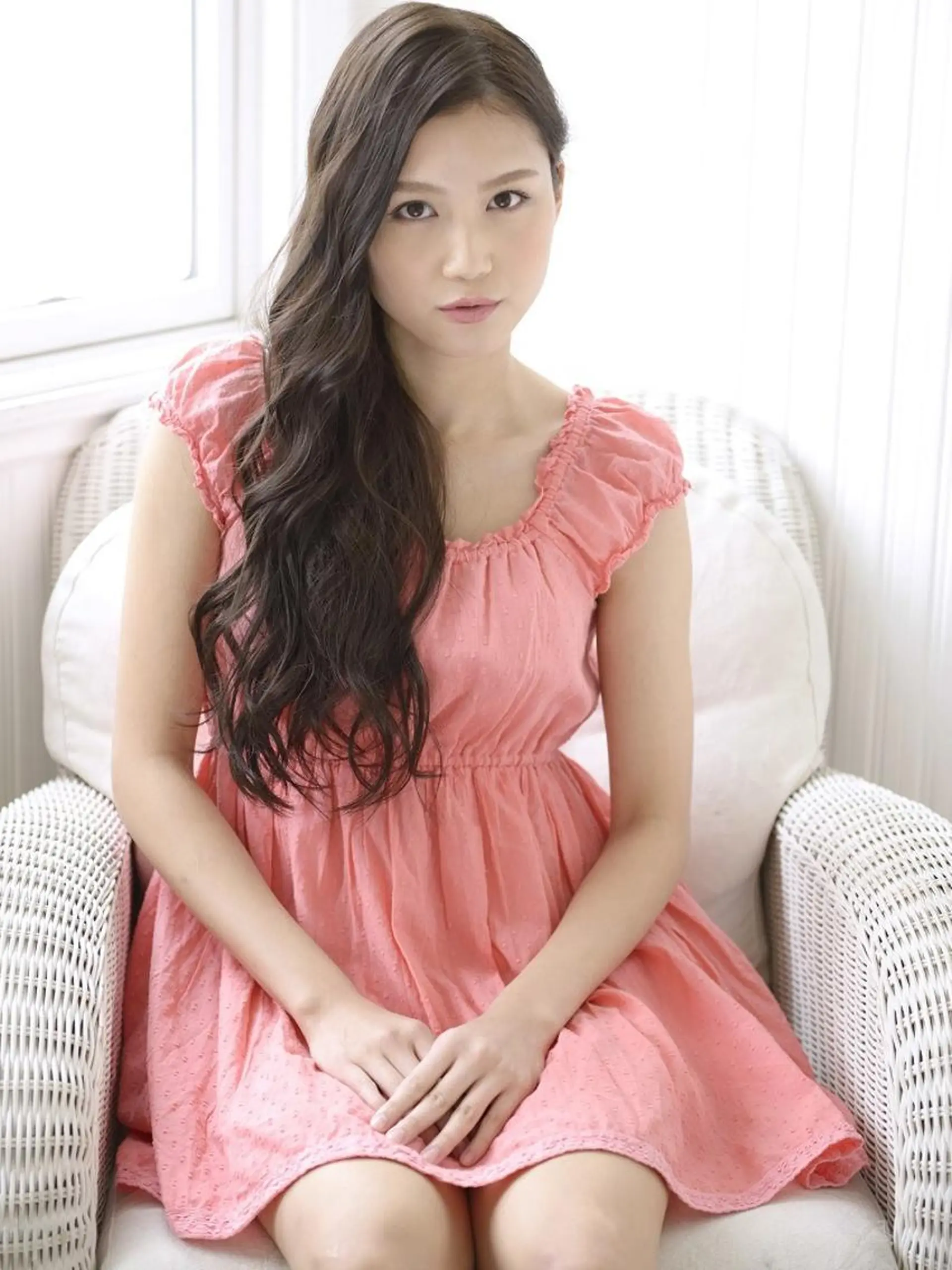 ロング カラー パーマ 透明感カラー ロング 小顔カット ✨hair make flencia✂️✨のヘアスタイル