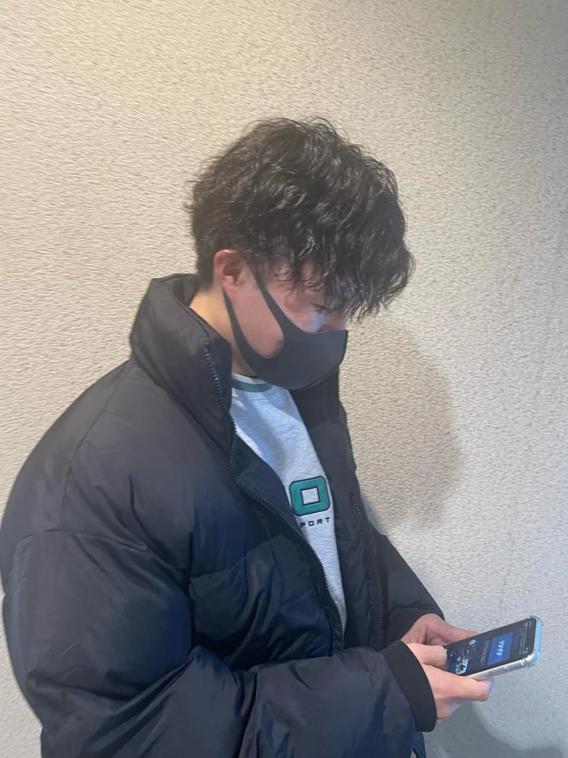 パーマ メンズ 石戸 春菜のヘアスタイル