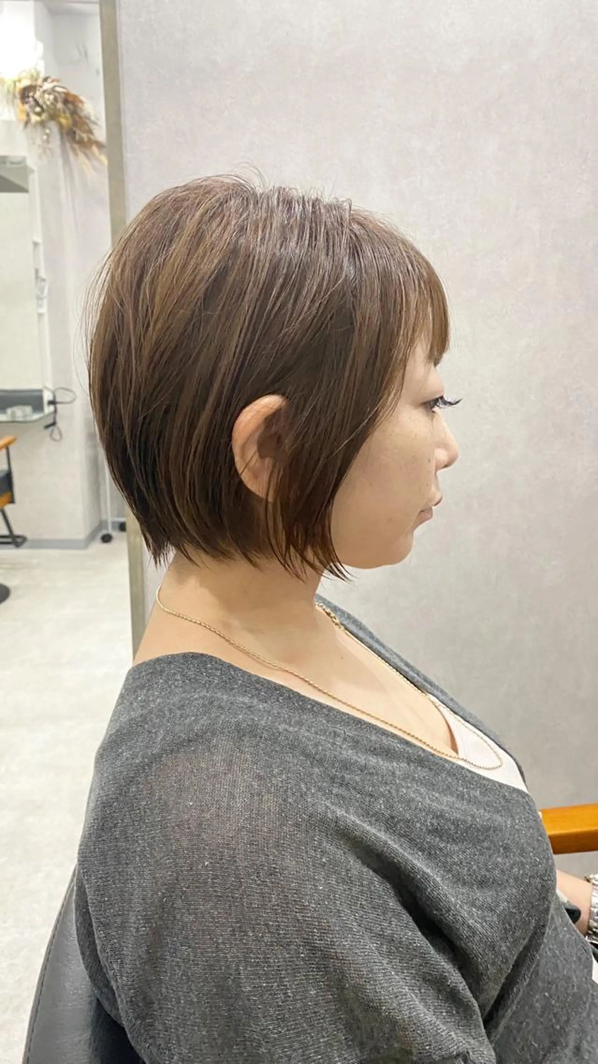 ショート カット ヘアカラー ⭐️ショート⭐️美髪 矯正⭐️水口陸のヘアスタイル