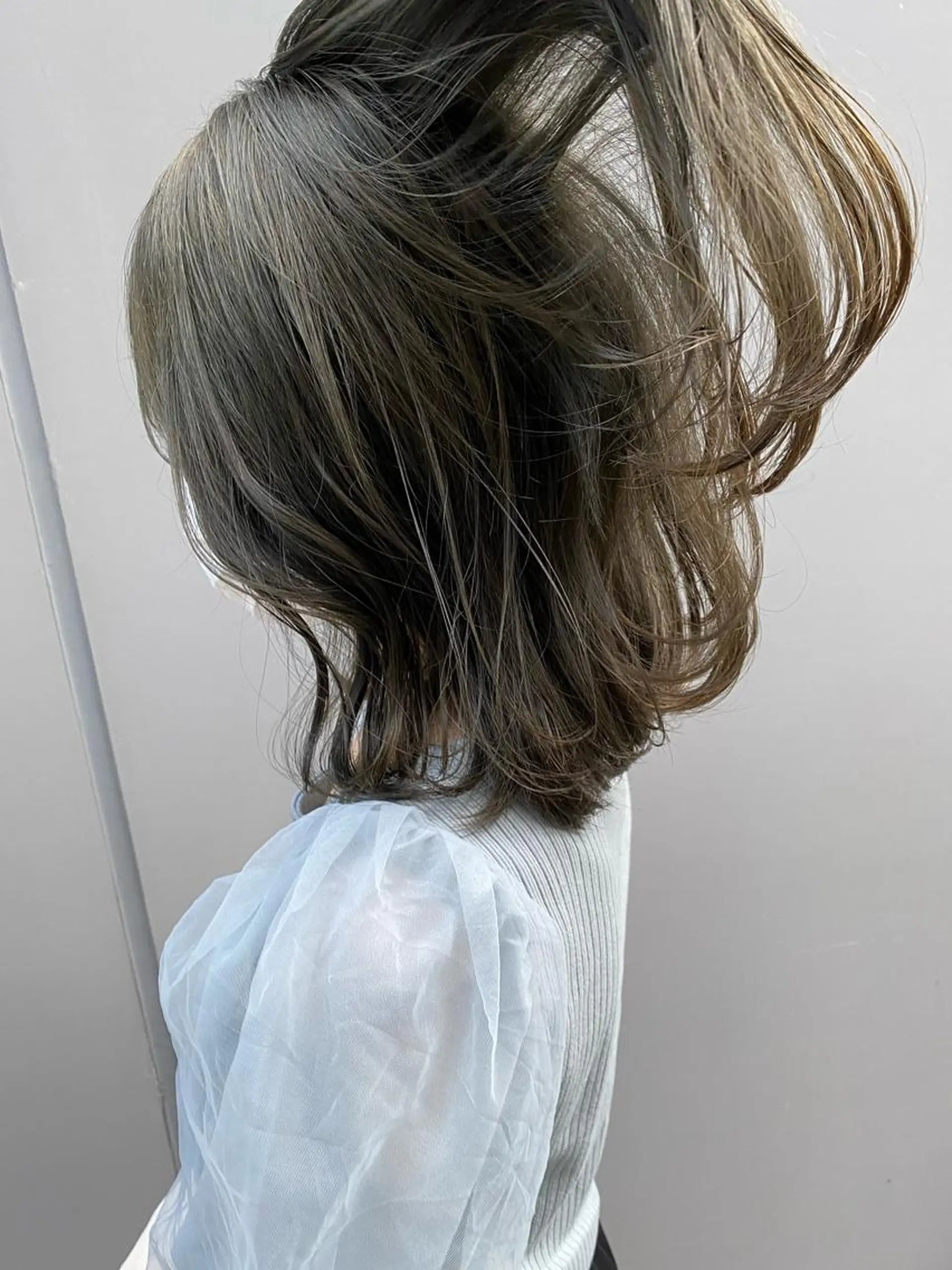 ミディアム カラー オリーブカラー 🤍柔らかhair 🤍Kazu 🐩のヘアスタイル