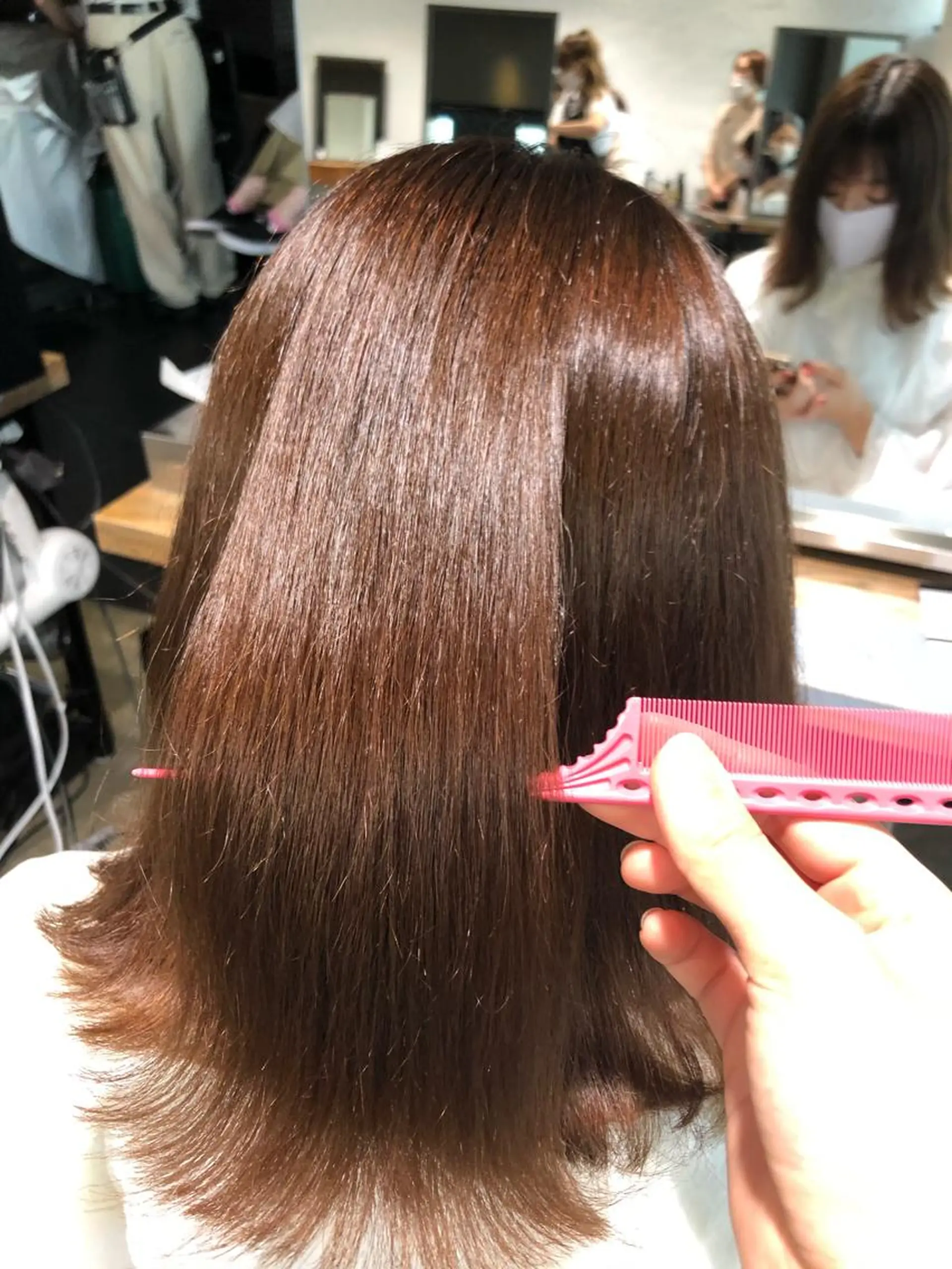 ミディアム ヘアアレンジ 【柔らか透明感✨/ 似合せ前髪】大石葉月のヘアスタイル