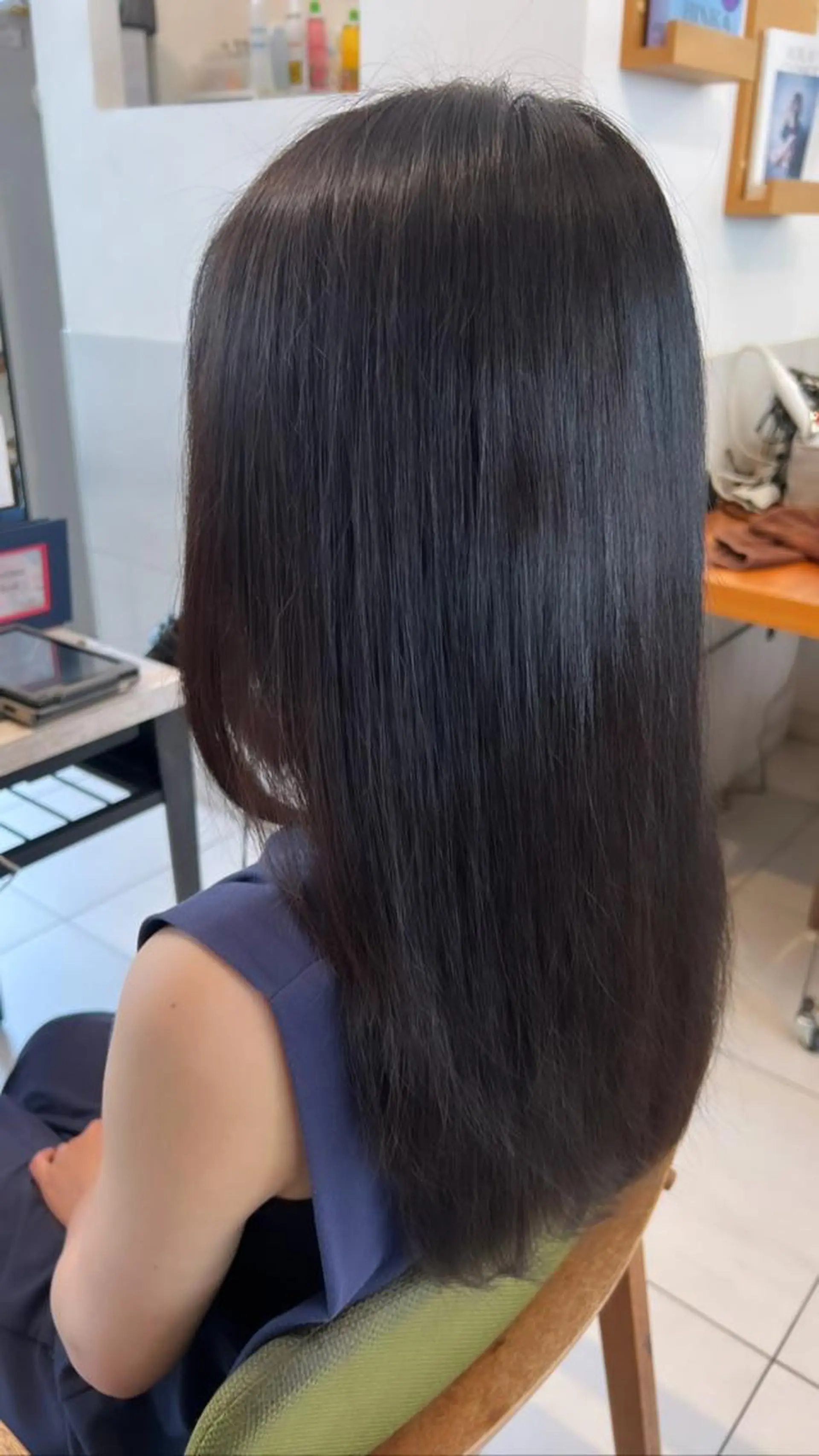 ロング カラー アッシュ 透明感カラー ヘアカラー かわの ももな 💜ྀིのヘアスタイル