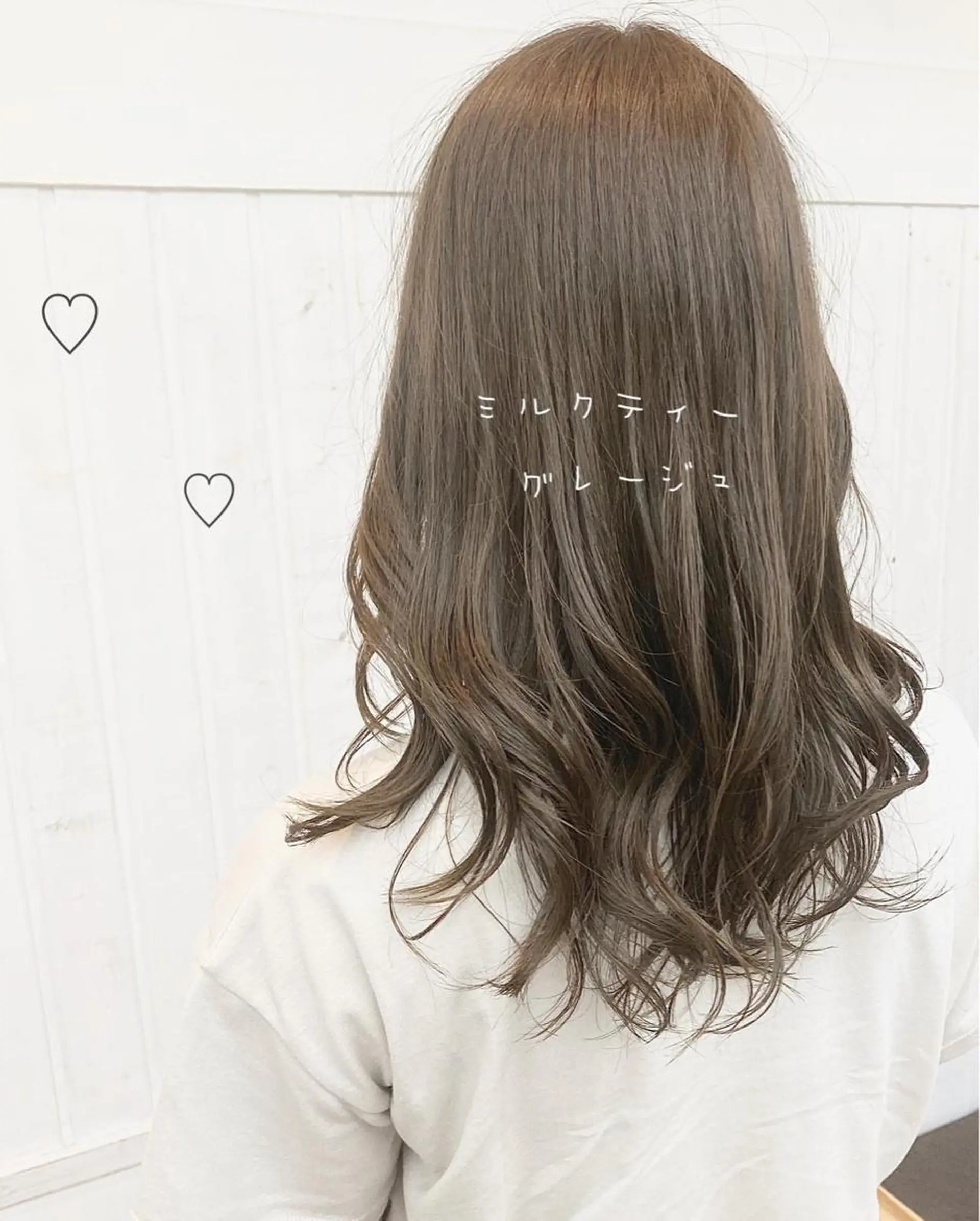 セミロング B3  SHARE SALON【ビースリーシェアサロン】所属・☀️透明感color KURO☀️のヘアスタイル