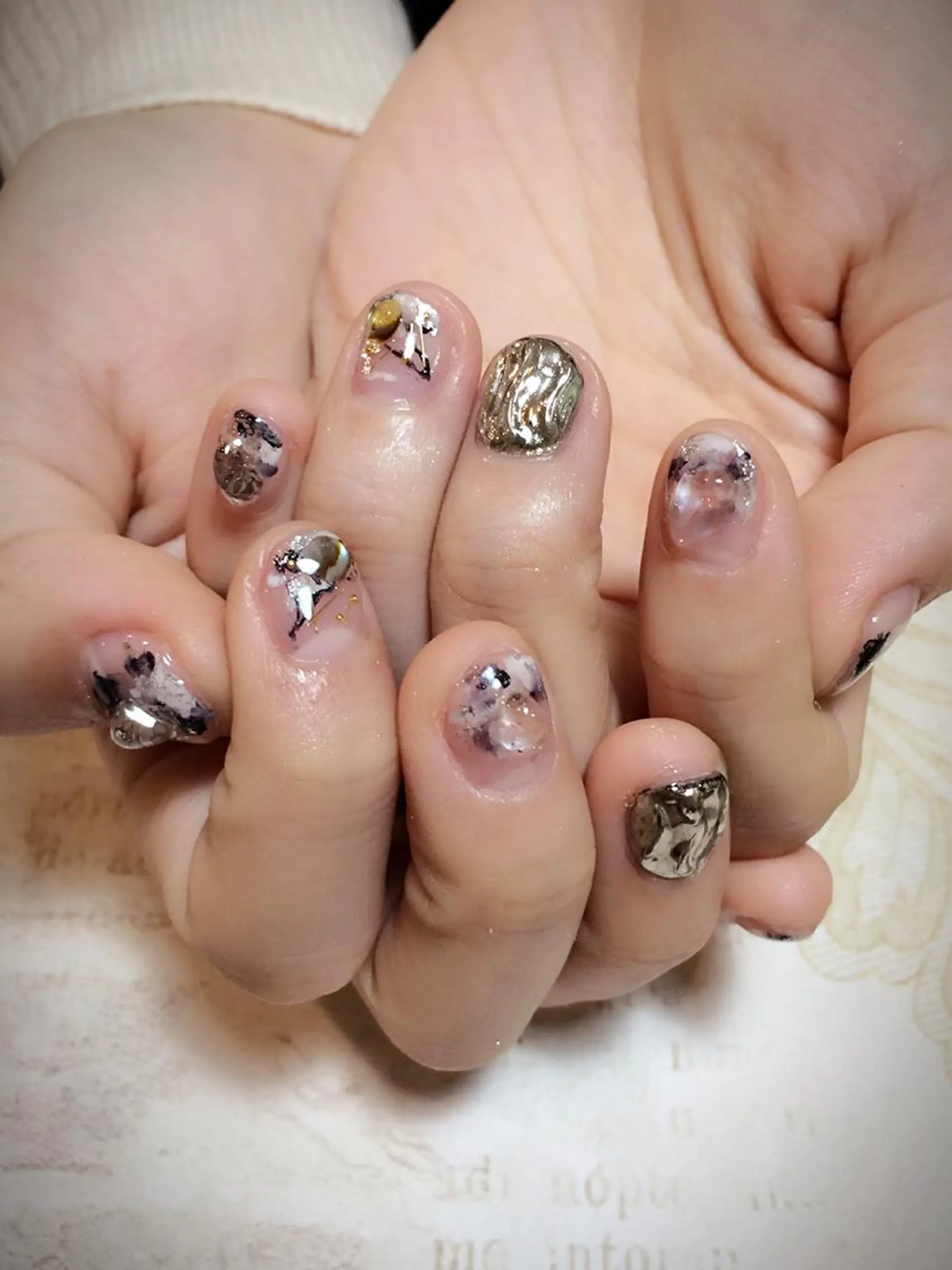 ネイル アートネイル ニュアンスネイル jdn kayokoのネイルデザイン