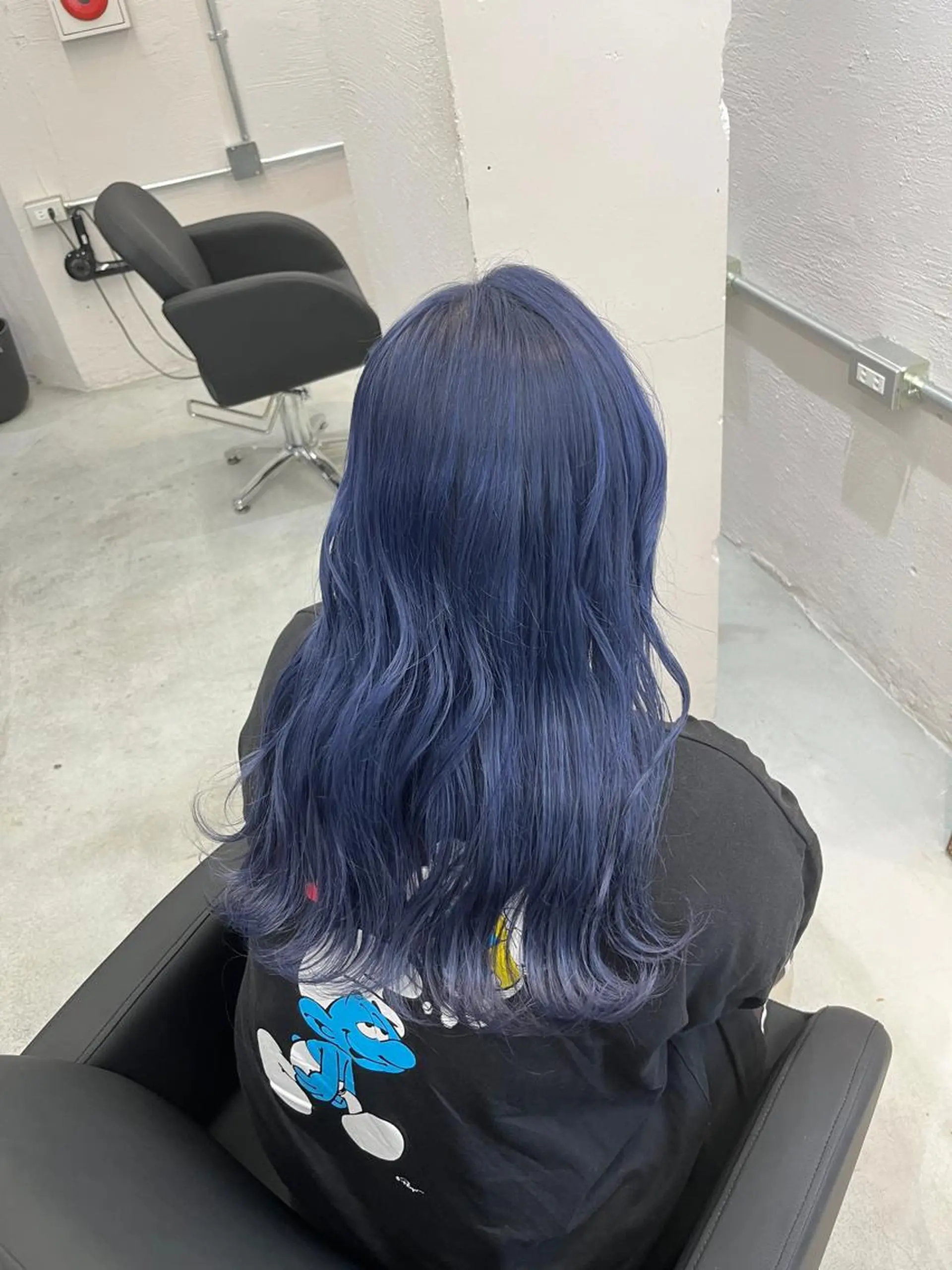 ロング カラー ブルーカラー REAL【レアル】所属・グレージュ/透け感 カラー/透明感カラーのヘアスタイル