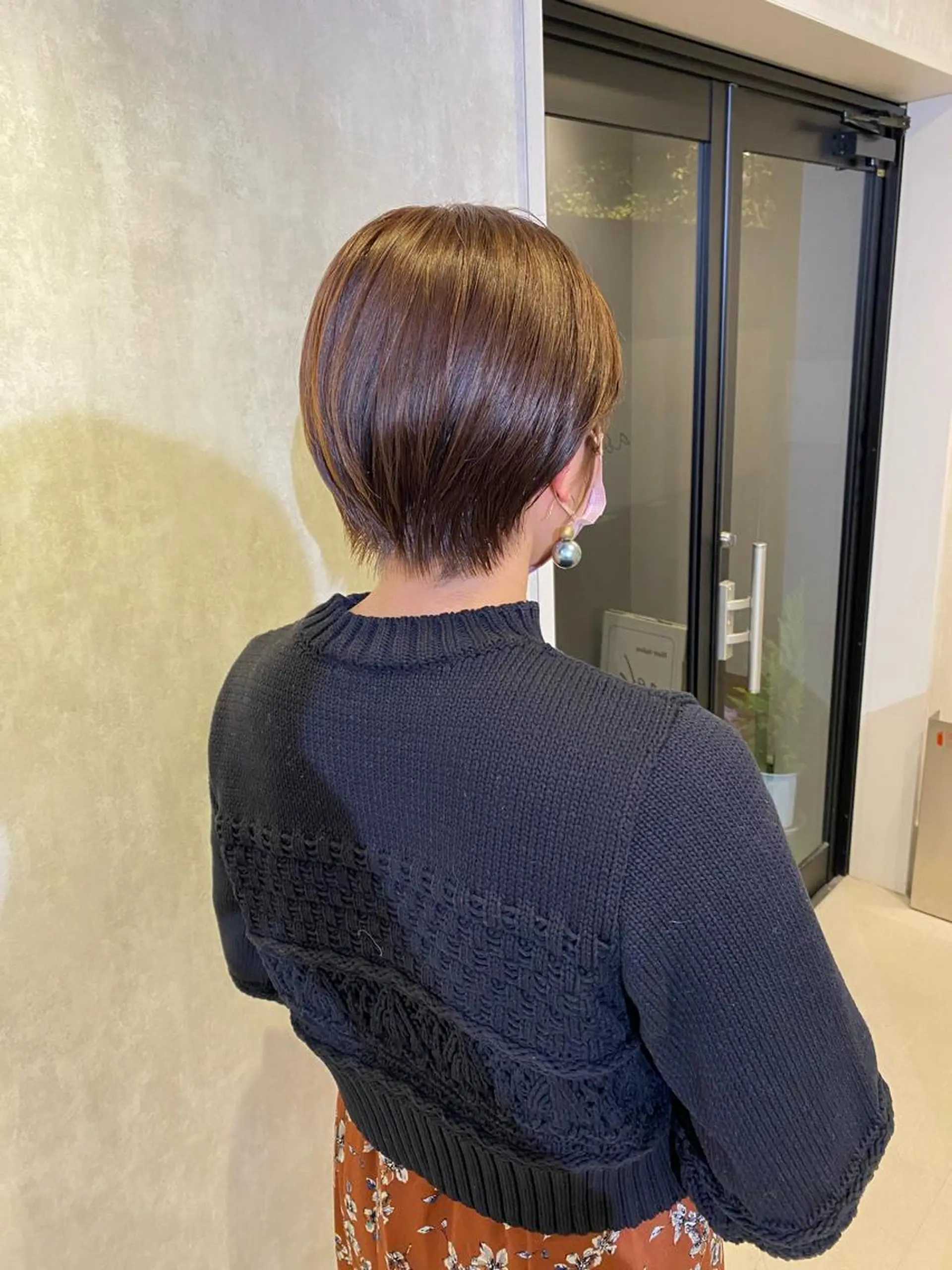 ショート カラー ベージュカラー ショートヘア カット ヘアカラー トリートメント ボブ/縮毛矯正/ レイヤー/塚田のヘアスタイル