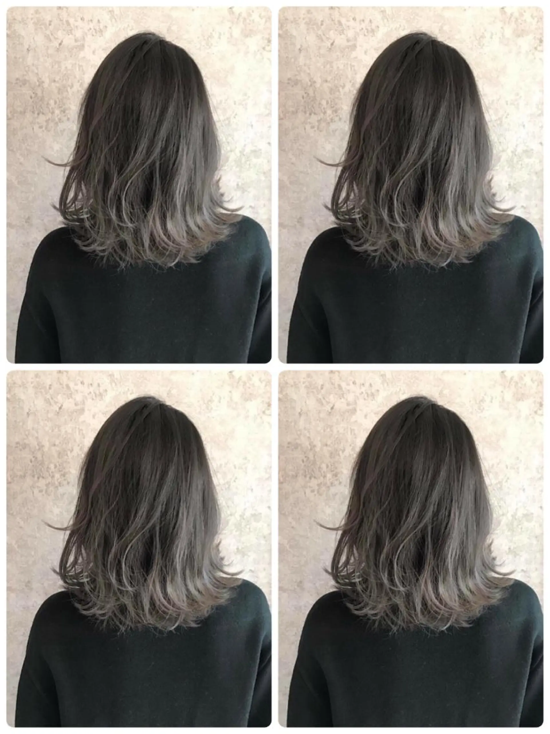 ミディアム due hair 京都駅前店 MILBON オージュア認定サロン【デューヘアー】所属・ハイトーンブリーチ 土坂　由志【京都】のヘアスタイル