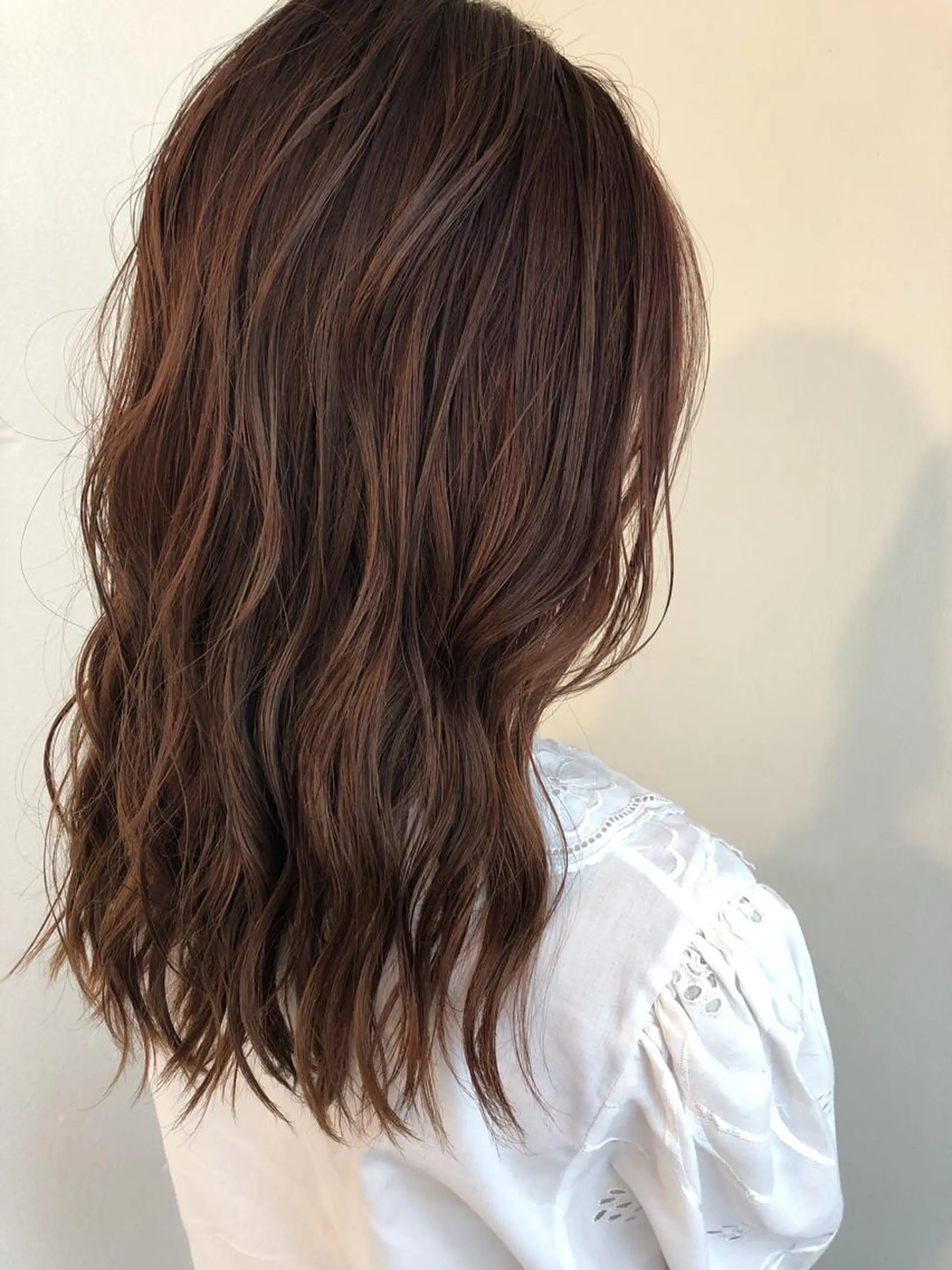 セミロング カラー hair  design  ALBERO所属・日高 香織のヘアスタイル