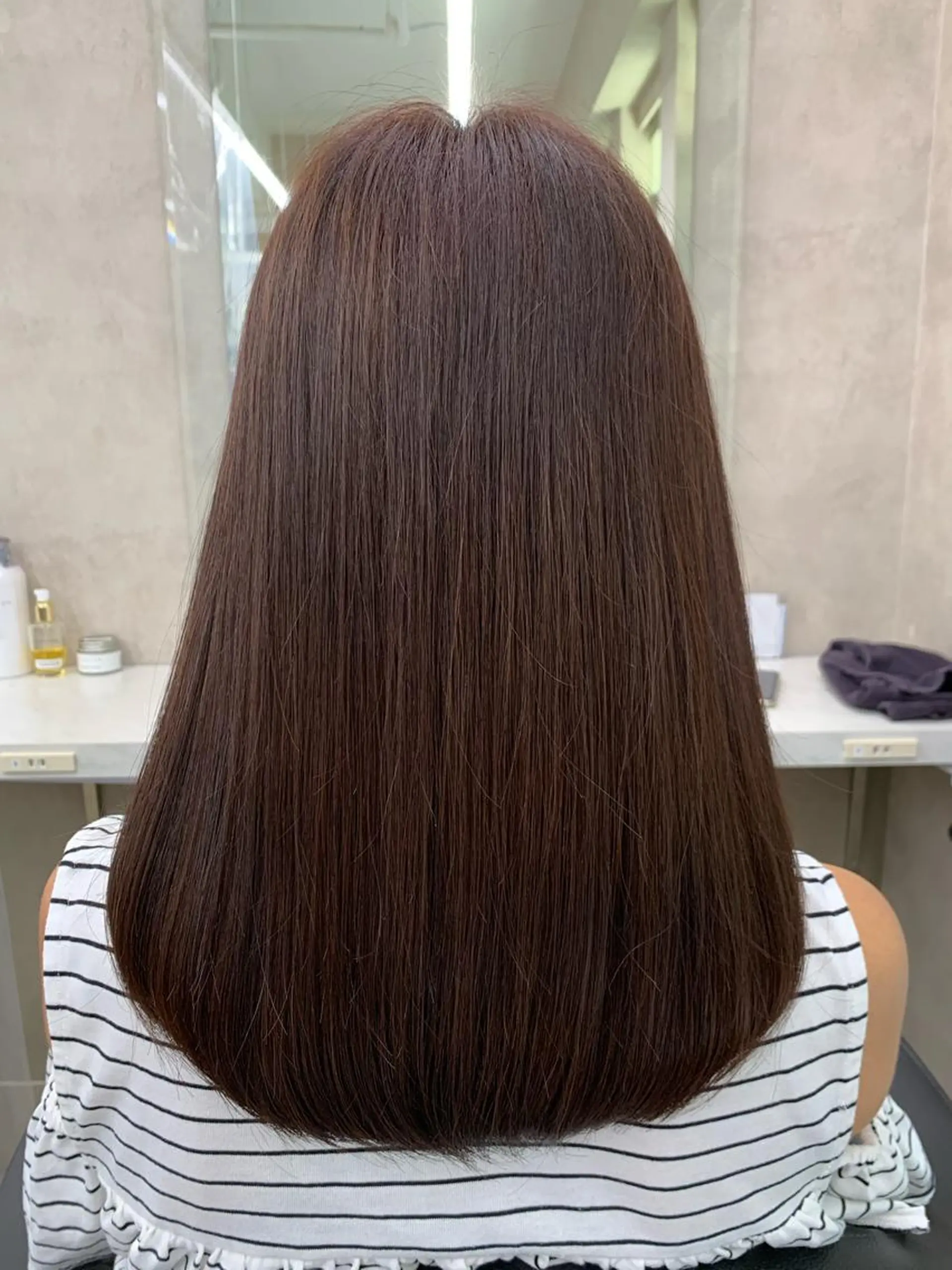 ロング トリートメント I'S.横浜所属・赤み消しカラー 🍀JUNKIのヘアスタイル